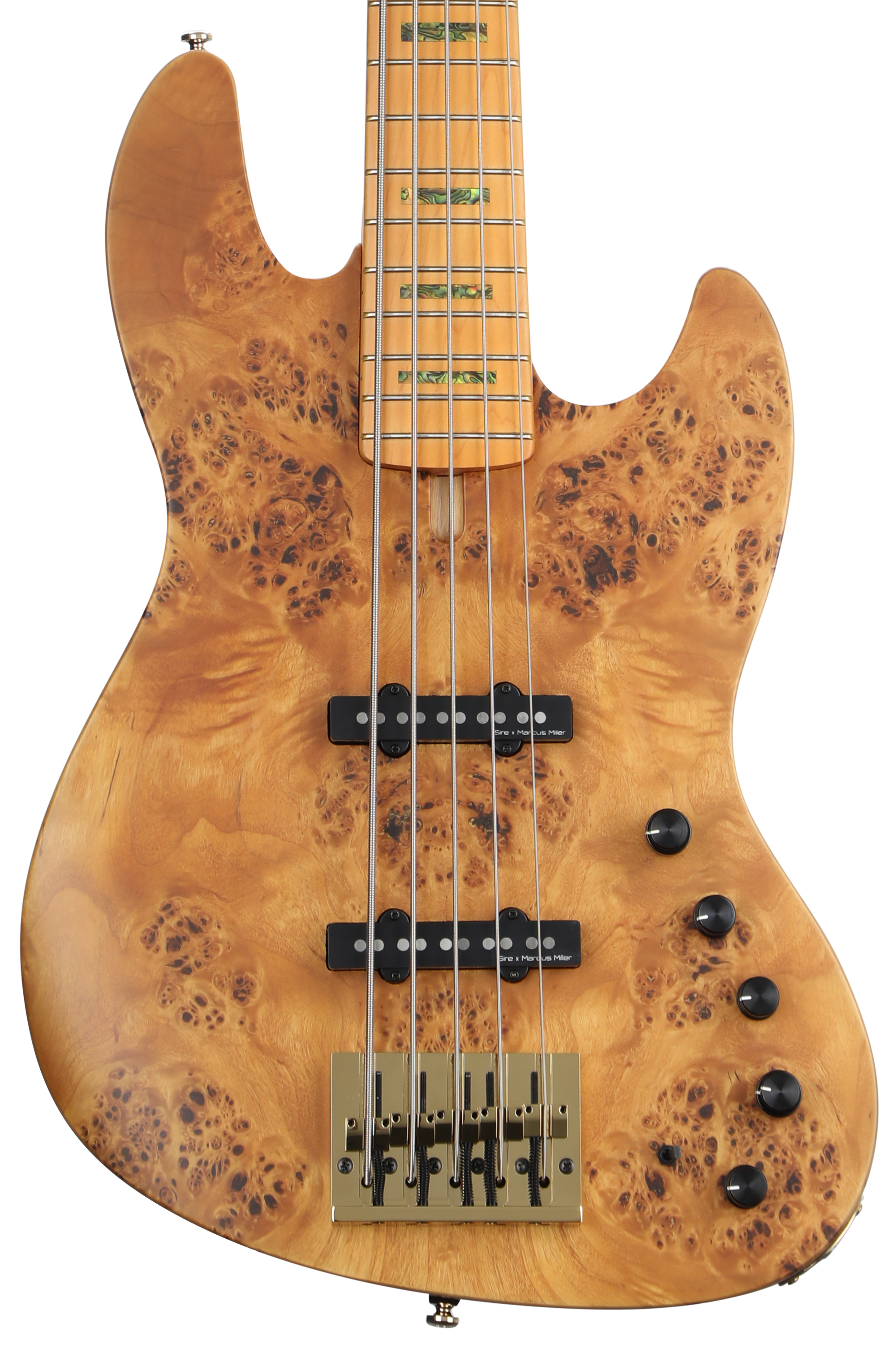 Sire Marcus Miller V10 5-string Bass Guitar - Natural Satin