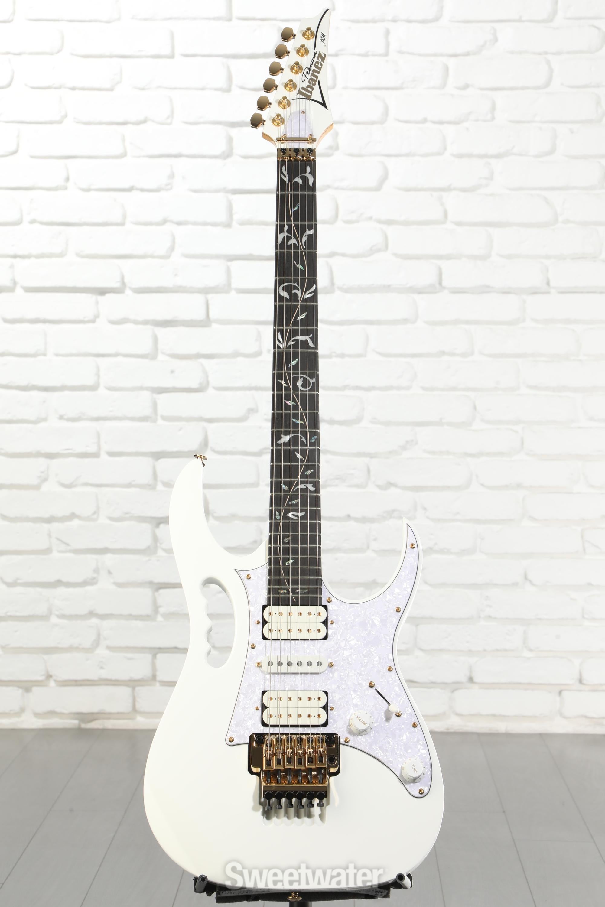 Ibanez Steve Vai Signature Premium JEM7VP - White | Sweetwater