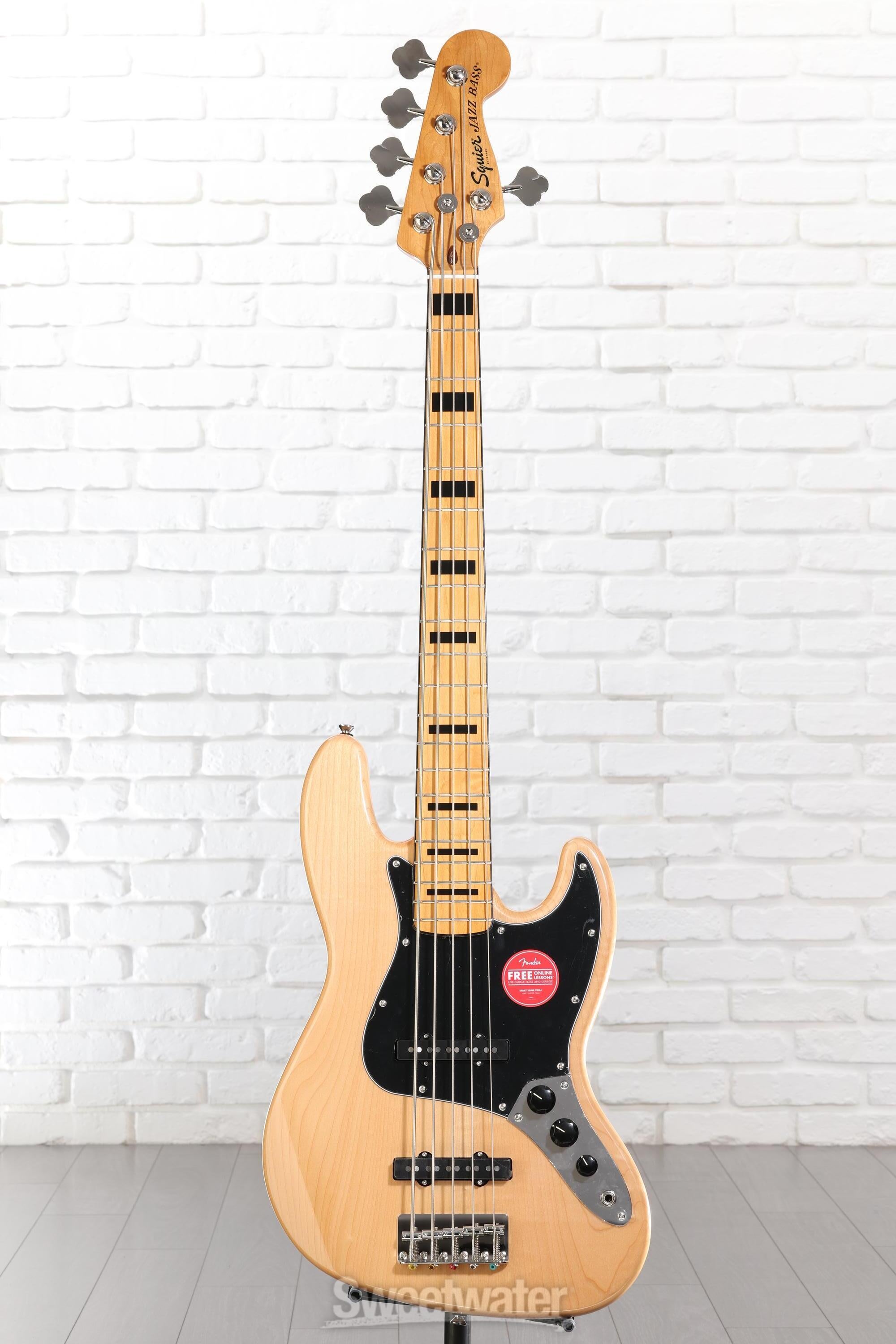 Squier Classic Vibe '70s Jazz Bass V - Natural with Maple