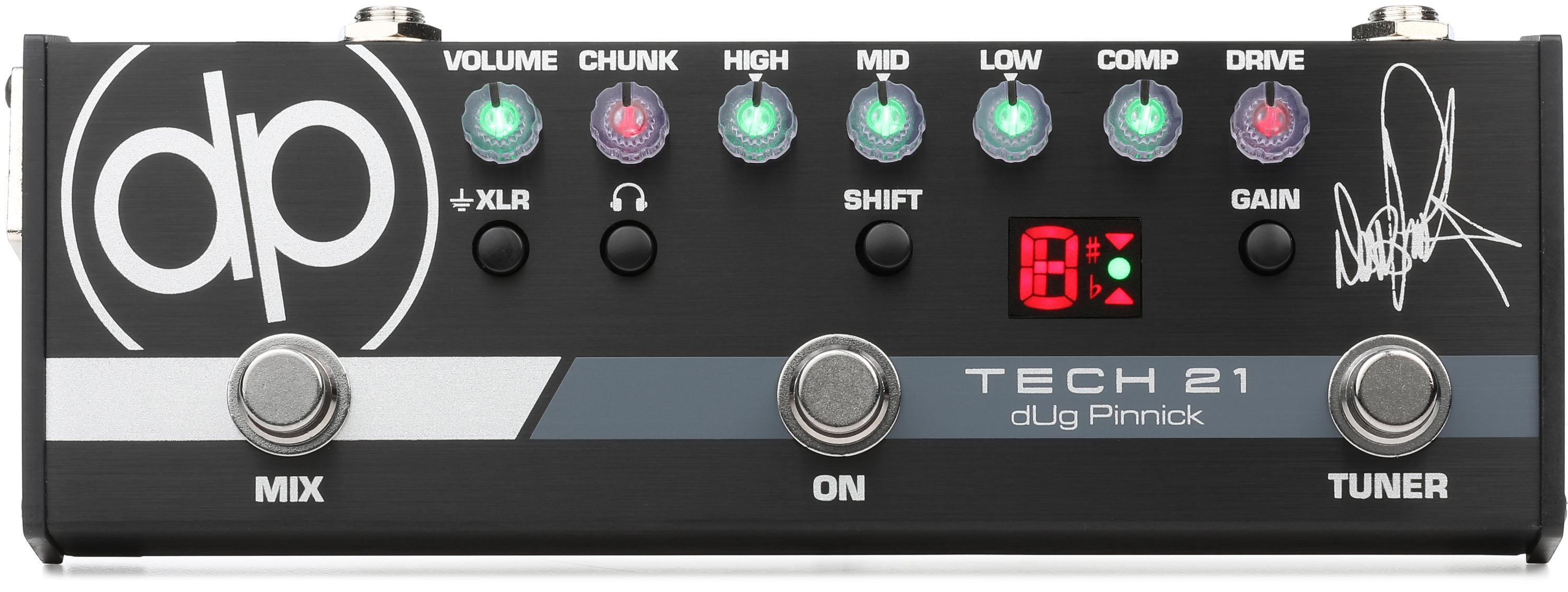 ベース TECH21 dUg Pinnick Signature Pedal DP-3X Amazon.com: Tech 21 DUg Pinnick Signature Bass Distortion Pedal