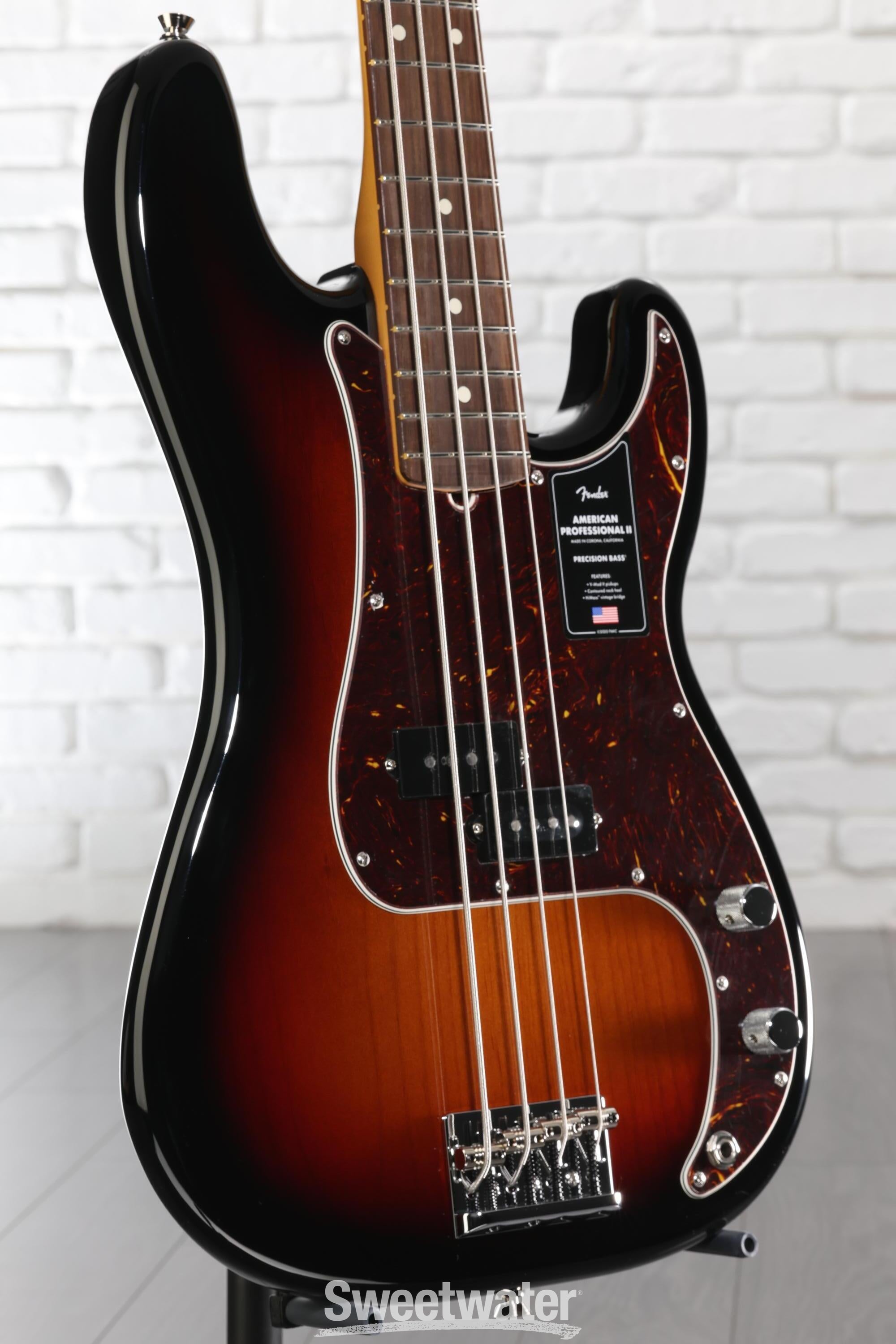 ベース American Professional II Precision Bass Fender American Professional II Precision Bass Guitar - 3-color