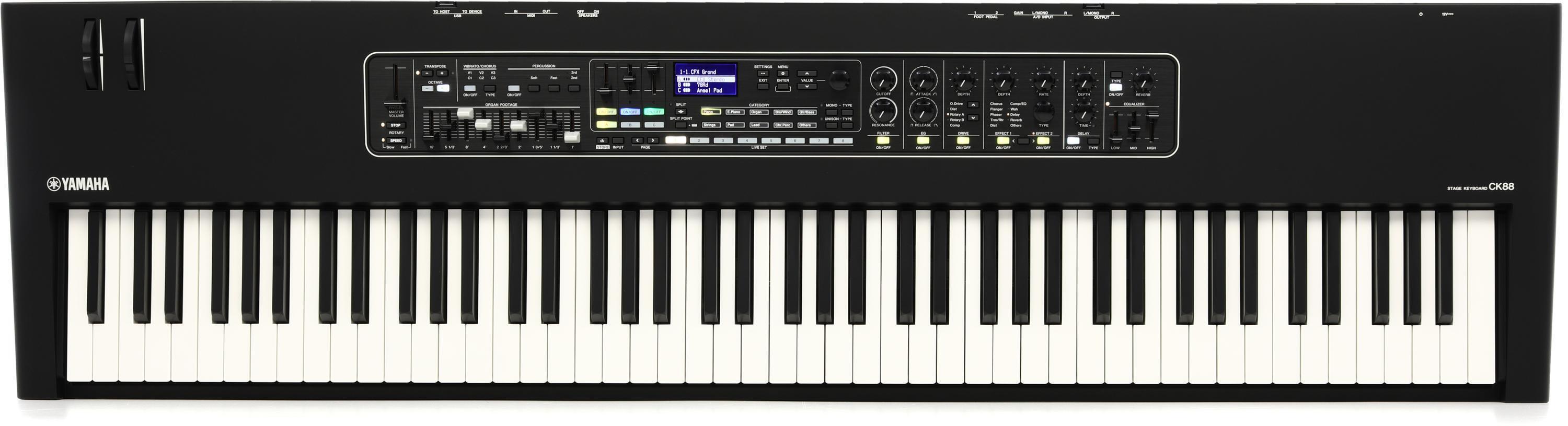 TECLADO YAMAHA CK88 STAGE KEYBOARD 88 TECLAS