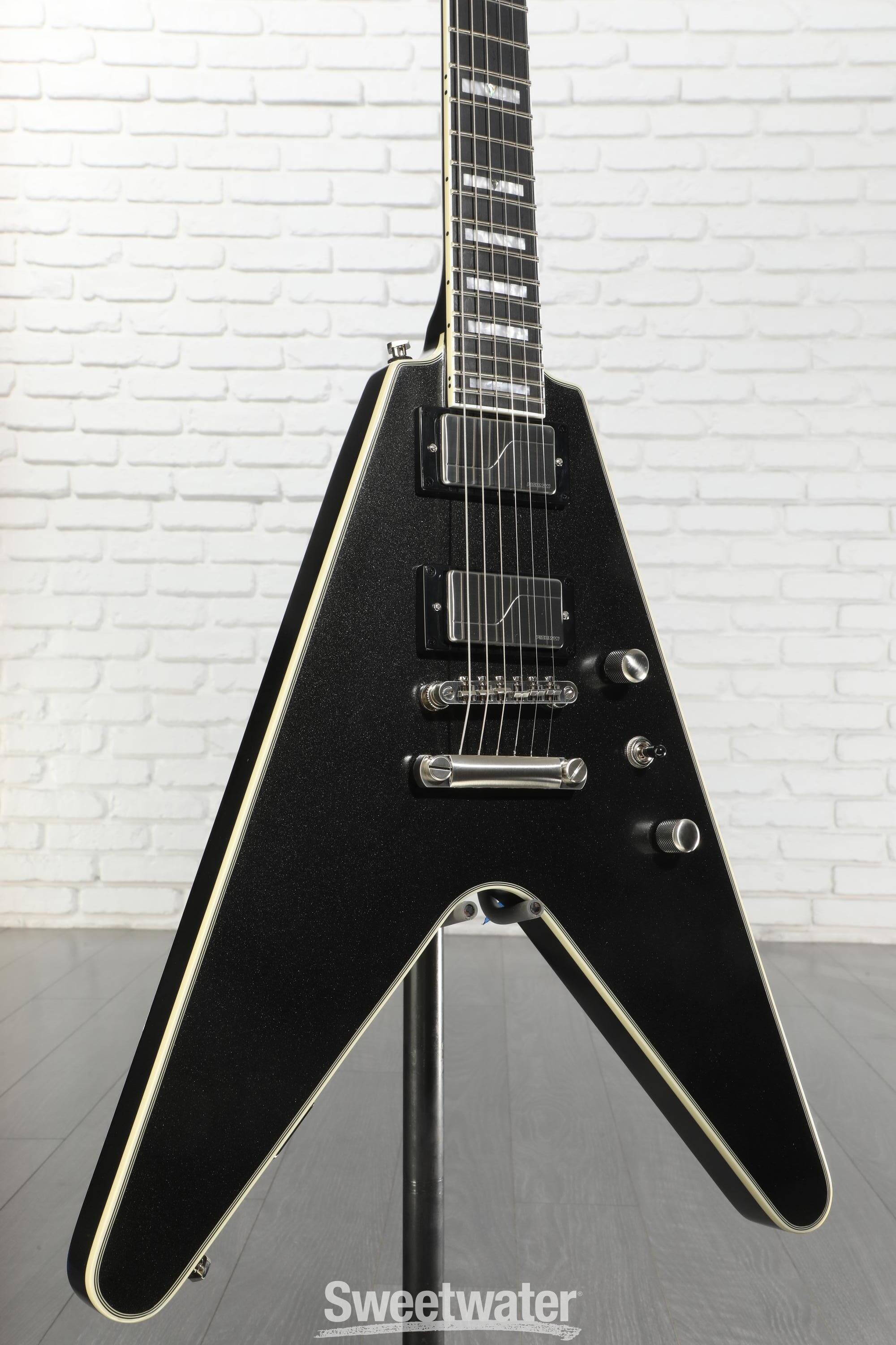 Epiphone Flying V Prophecy Electric Guitar - Aged Jet Black