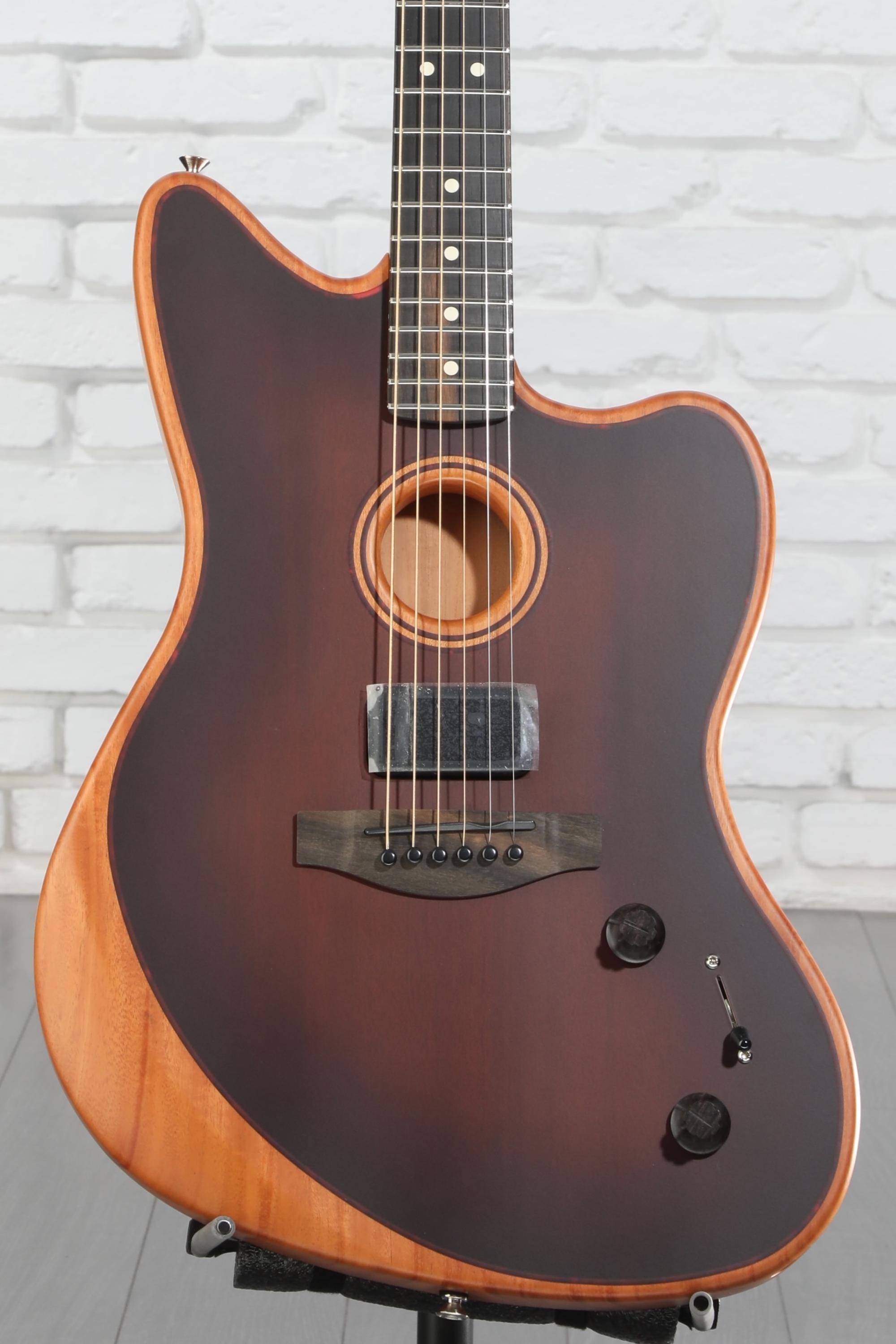 ギター Fender acoustasonic jazzmaster Amazon.com: Fender Acoustasonic Player Jazzmaster Acoustic