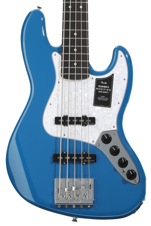 Fender Player II Modified Active Jazz Bass V - Electric Blue