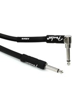 Photo of Fender 0990820019 Professional Series Straight to Right Angle Instrument Cable - 18.6 foot Black