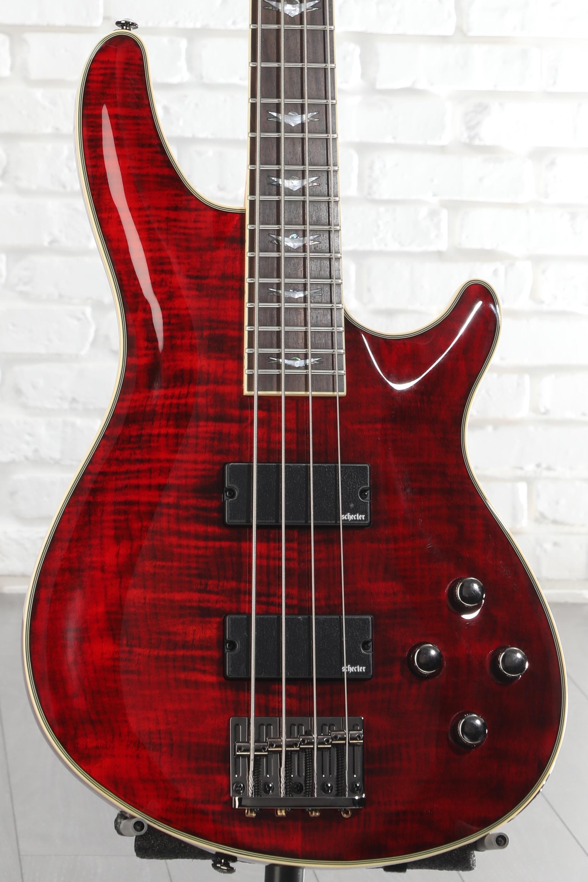Schecter Omen Extreme-4 Bass Guitar - Black Cherry | Sweetwater