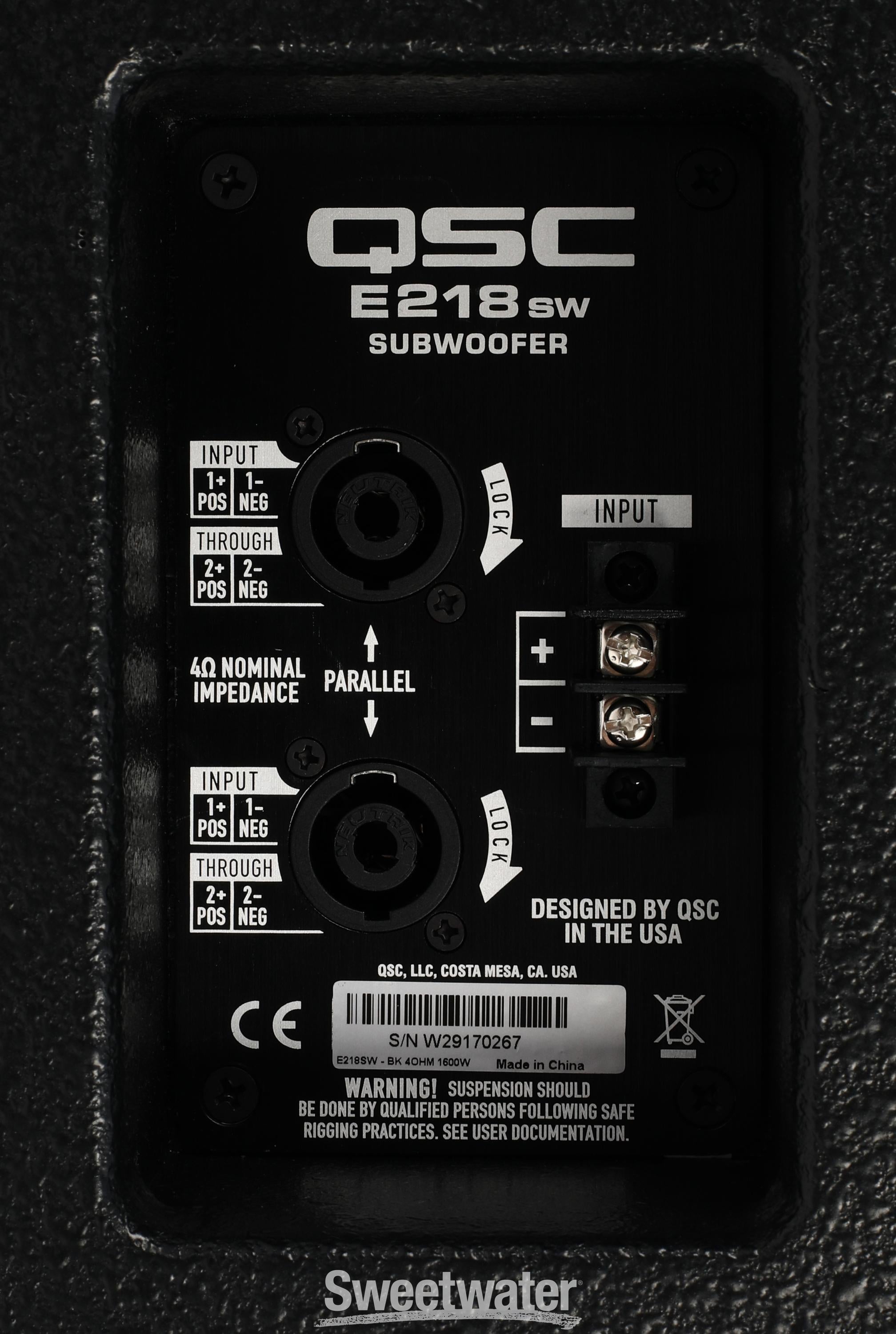 QSC E218SW Dual 18