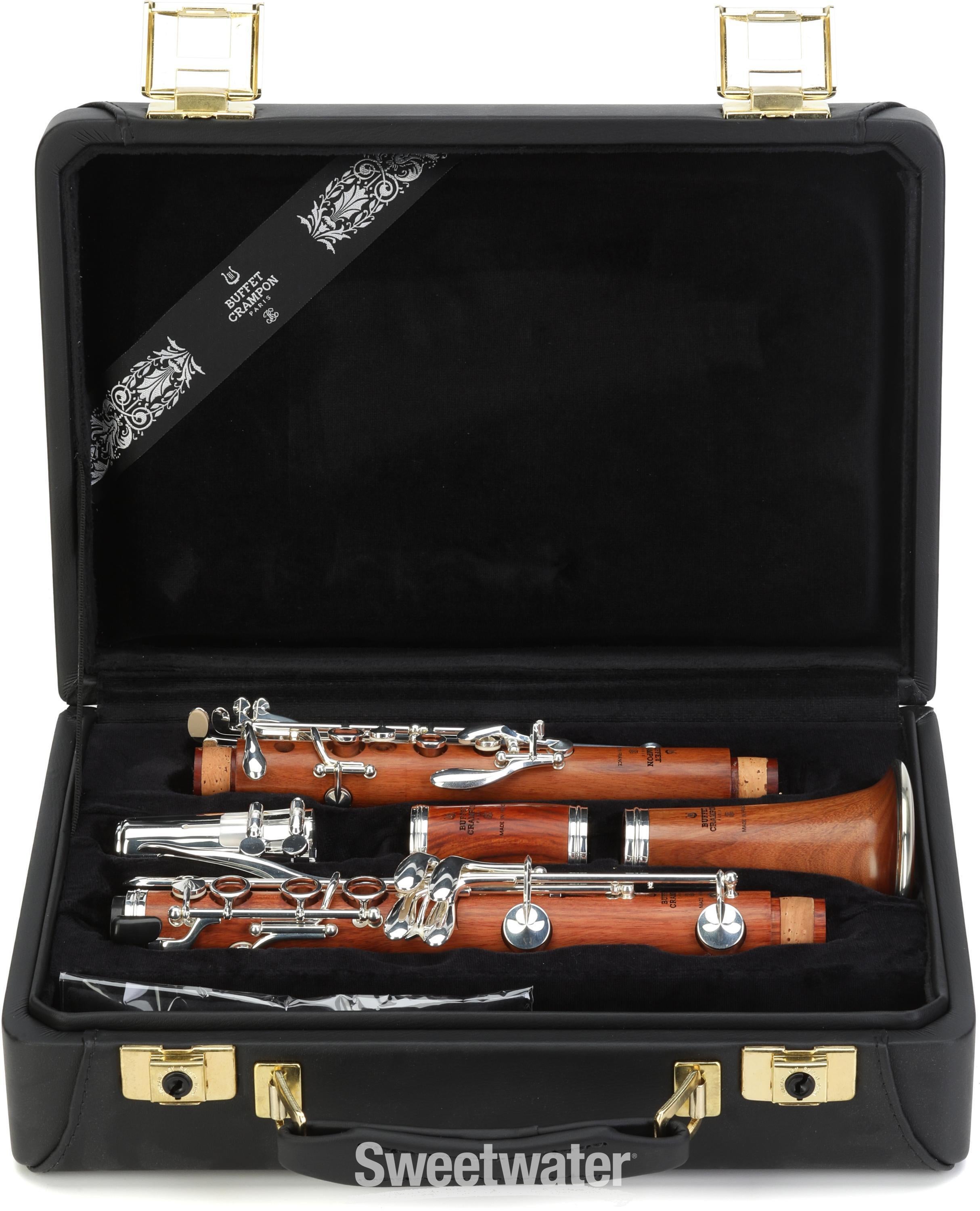 Buffet Crampon R13 Mopane Professional Bb Clarinet Silver plated