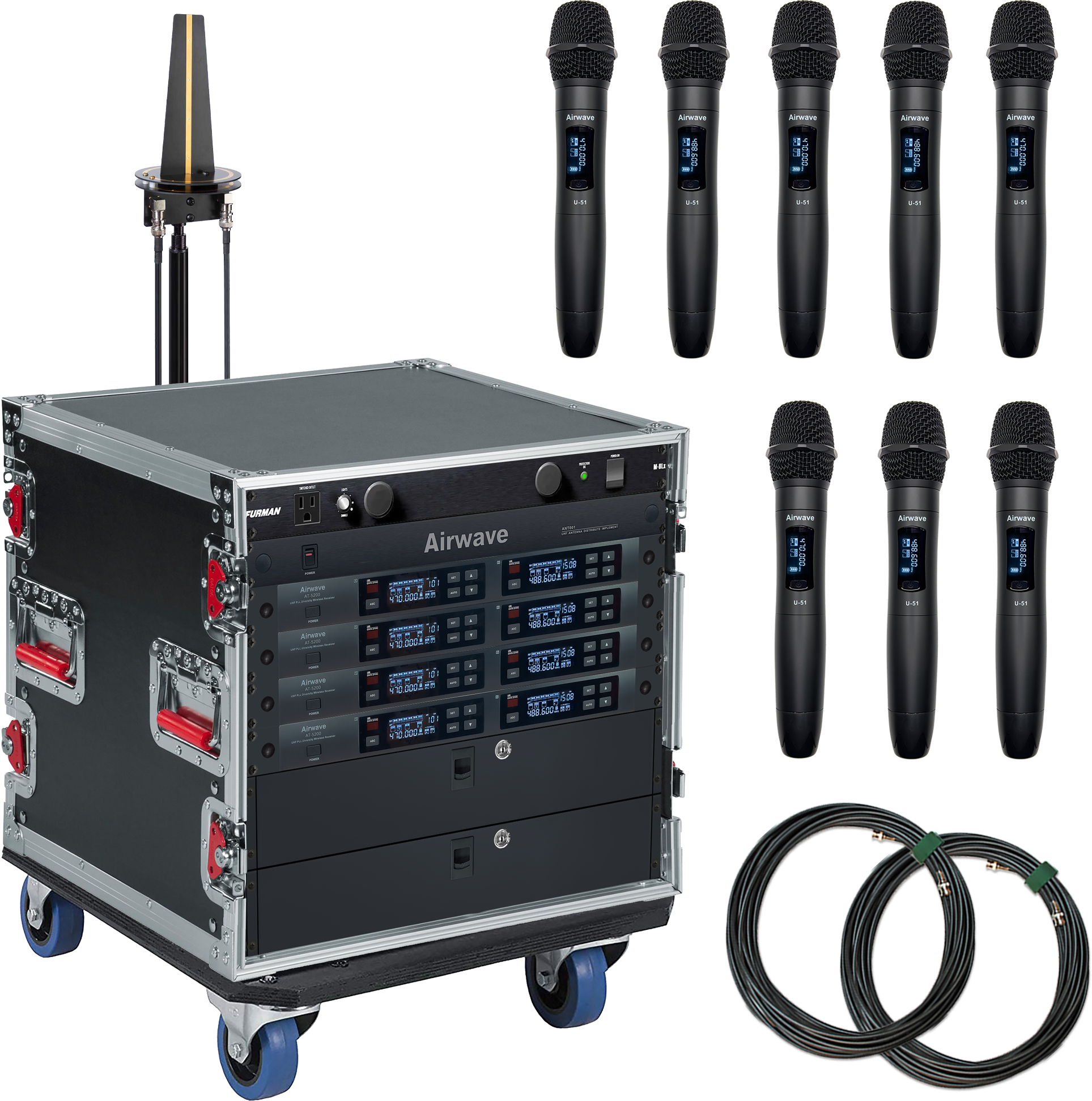 Airwave Technologies AT-SYS-8-HH 8-channel Wireless Microphone