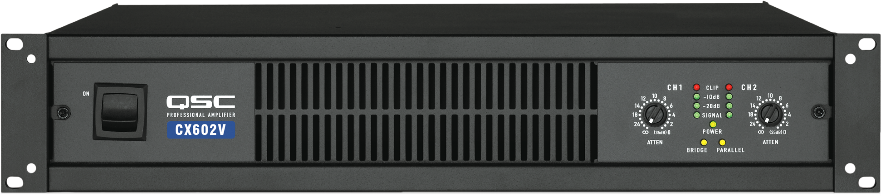 QSC CX602V 2-channel 600W 70V Power Amplifier | Sweetwater