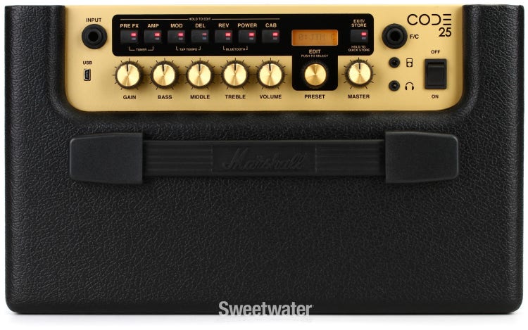 Marshall Code 25 1x10-inch 25-watt Digital Combo Amp