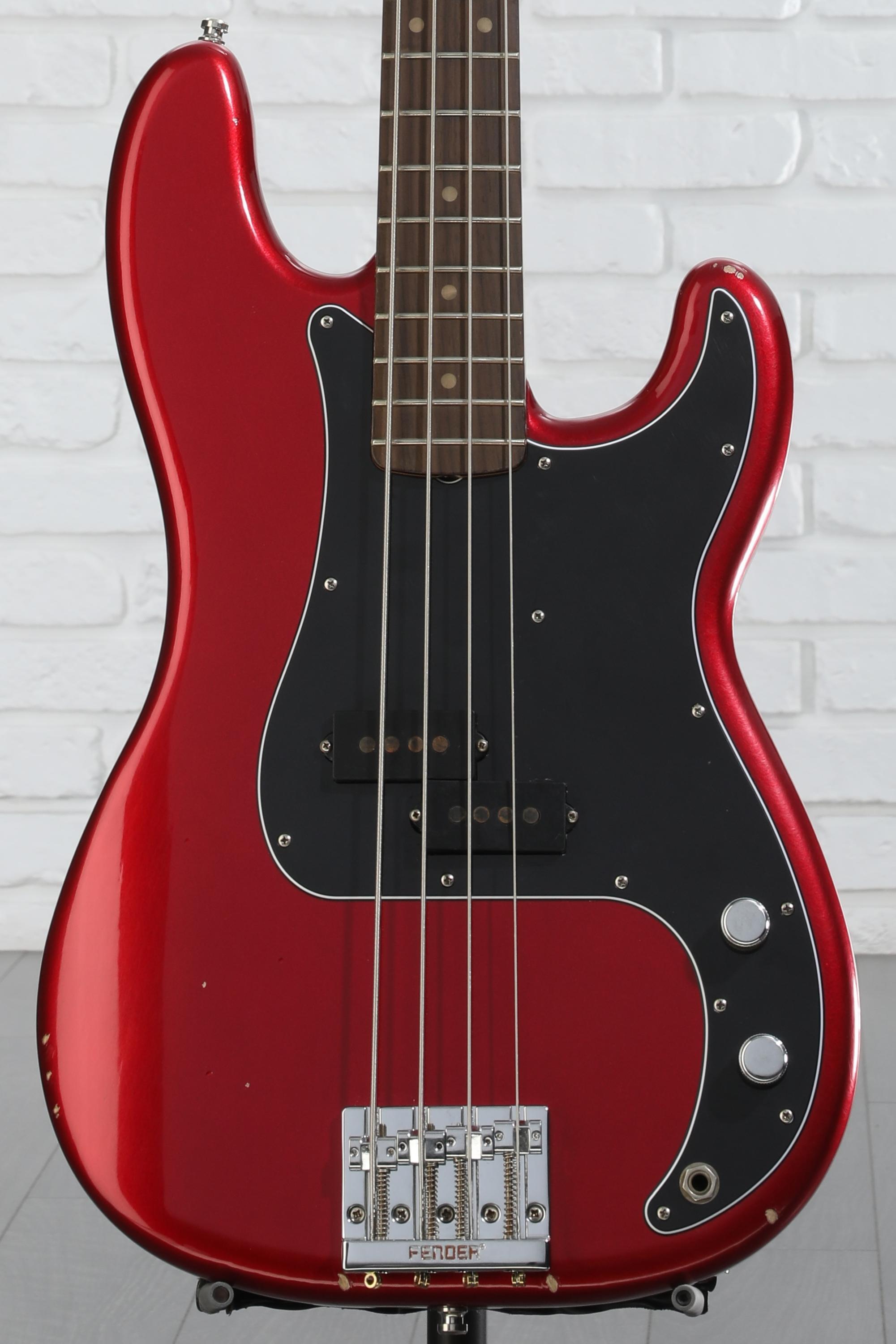 口コミ・レビュー評価が高いおすすめ人気商品の通販 Fender Nate Mendel Precision Bass - Road Worn Candy Apple ベース