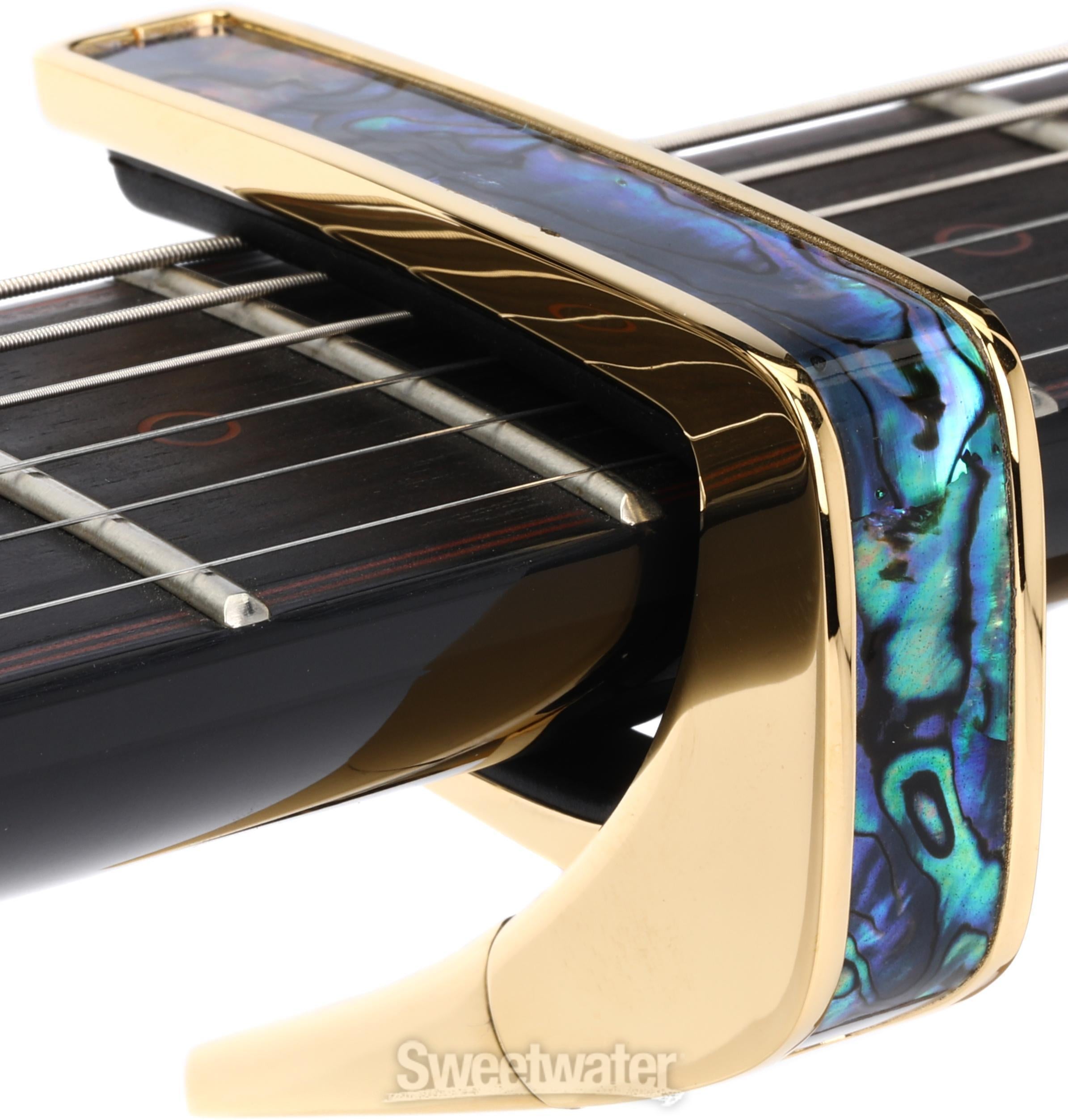 Thalia Shell Collection Capo - 24-karat Gold with Blue Abalone 