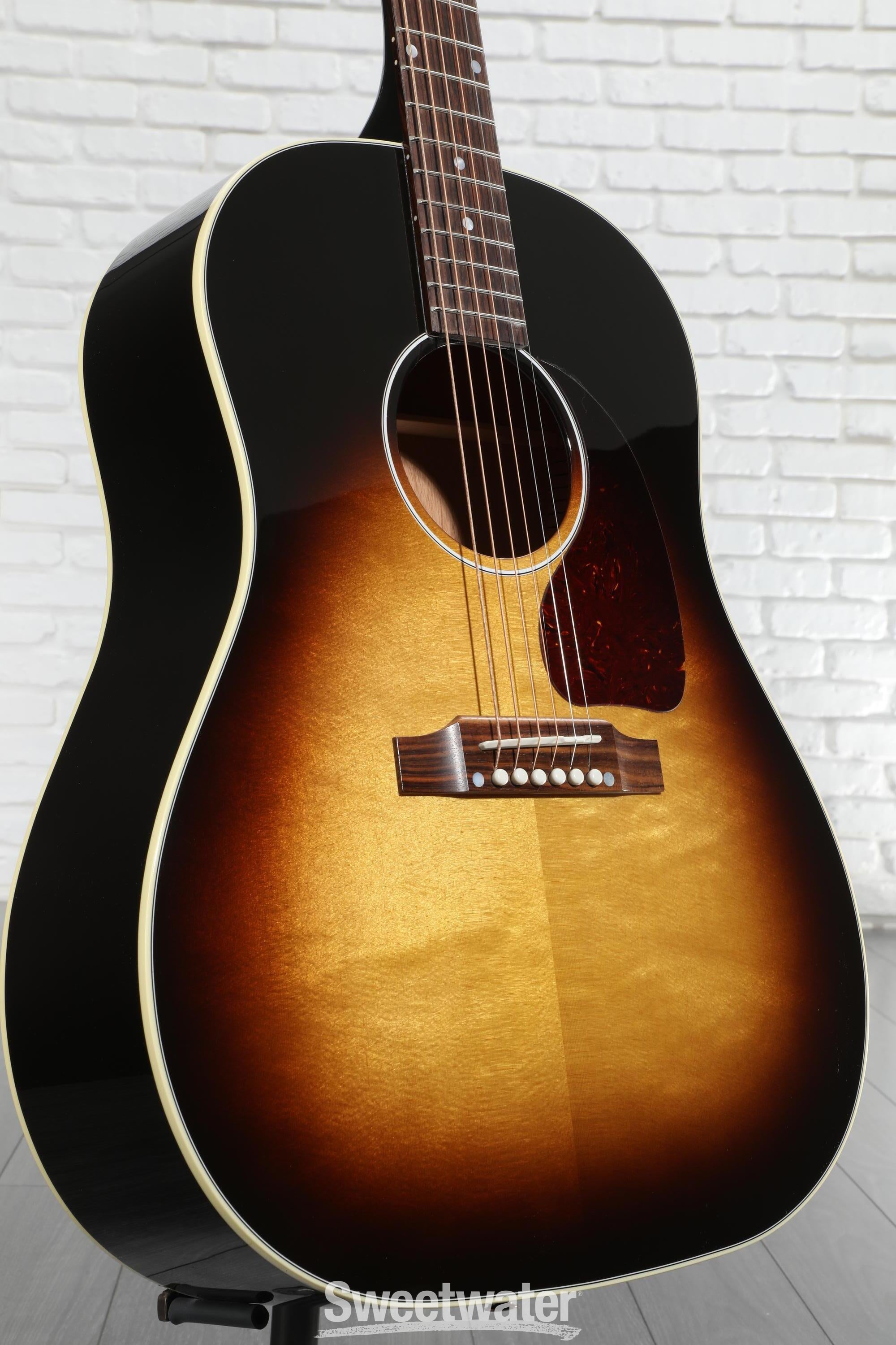 Gibson Acoustic Used Gibson Acoustic J-45 Standard Rosewood Acoustic-Electric Guitar - Vintage Sunburst