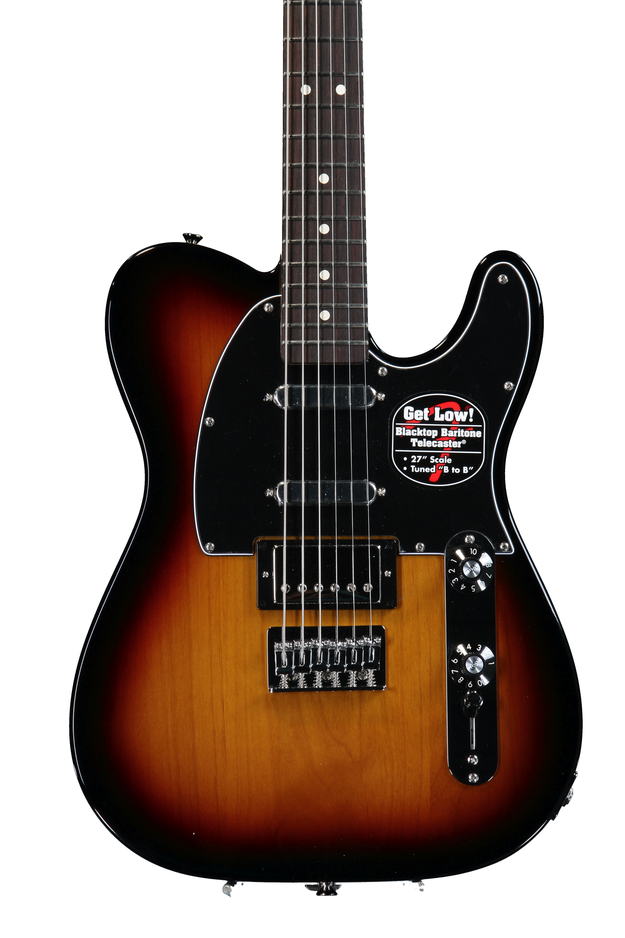Fender Blacktop Tele Baritone - 3 color Sunburst | Sweetwater