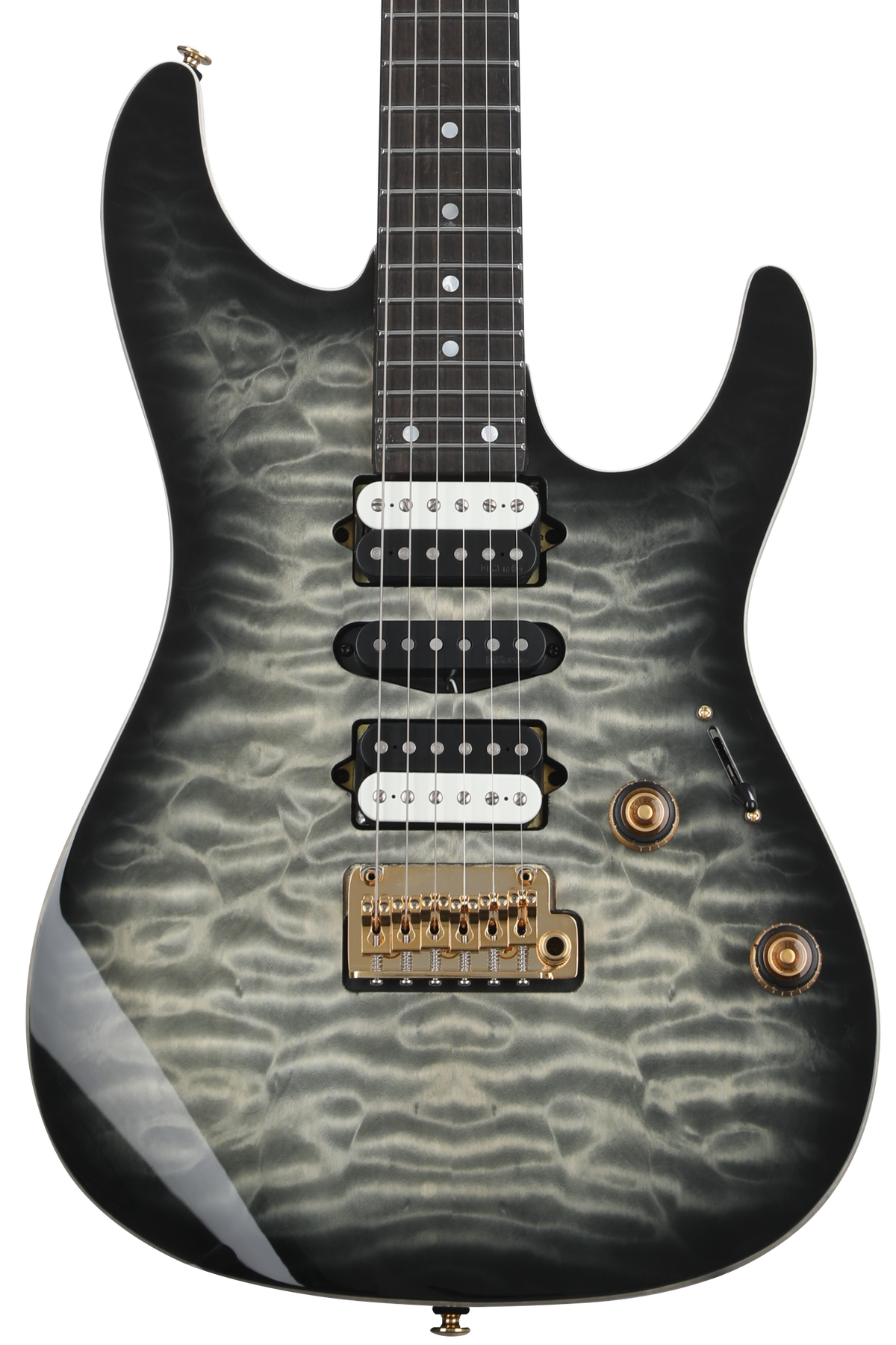 Ibanez Premium AZ47P1QM Electric Guitar - Black Ice Burst | Sweetwater