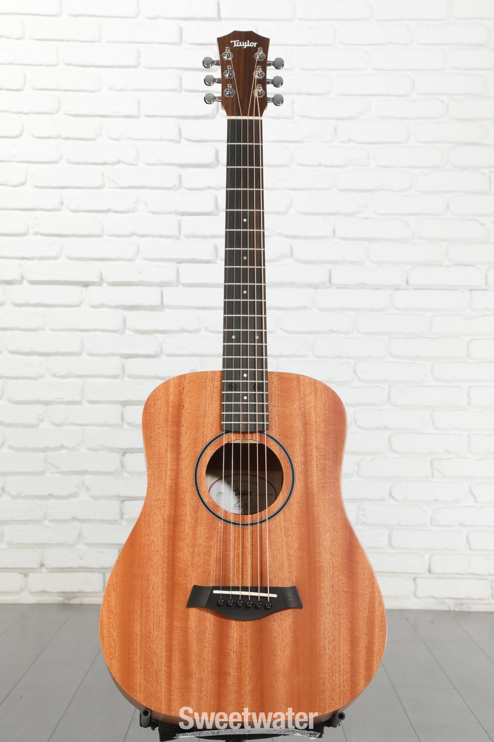 ギター Baby Taylor BT2e Mahogany-e Taylor Baby Mahogany BT2 Left-Handed Acoustic Guitar - Natural