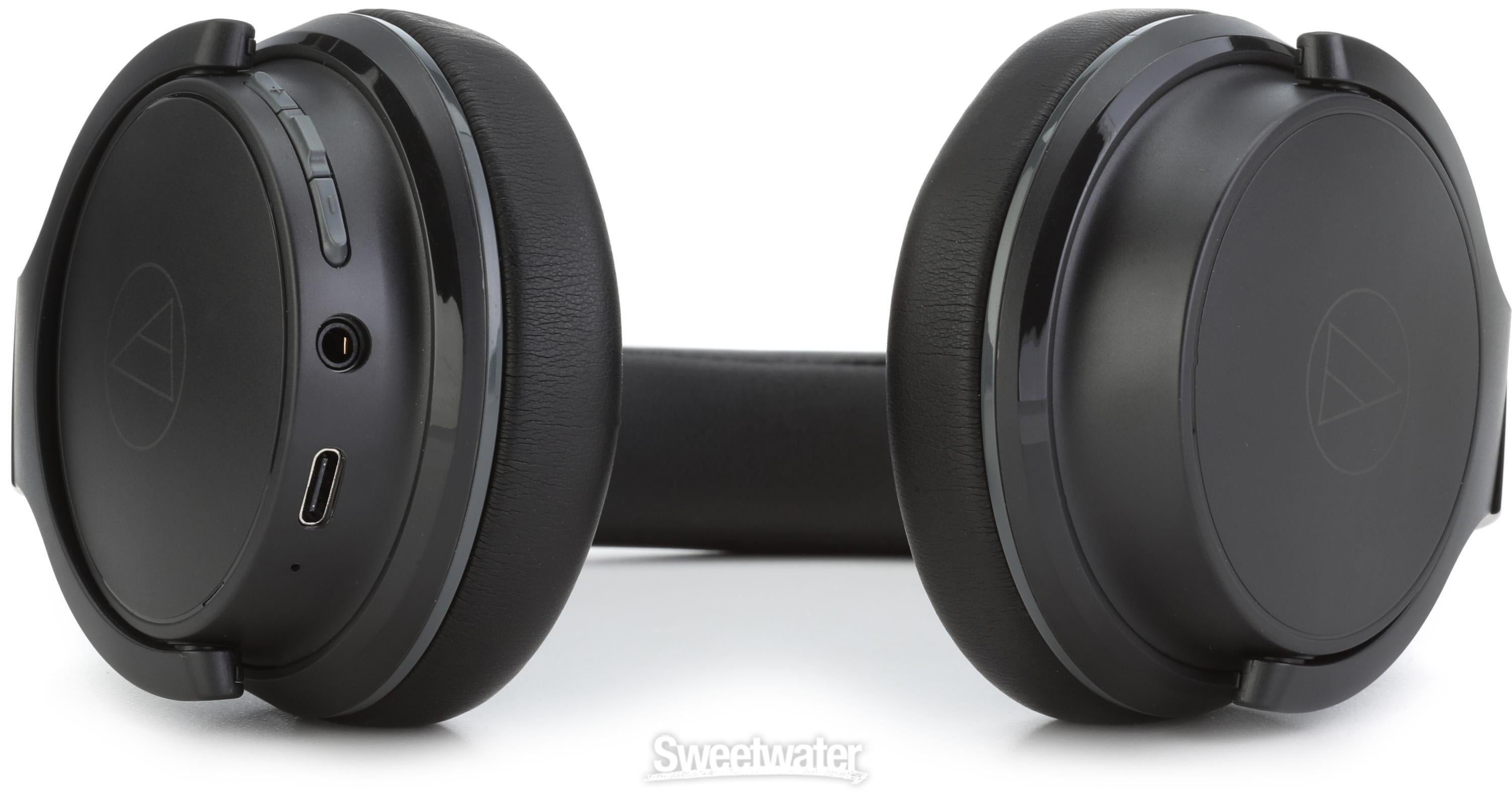 Audio-Technica ATH-S220BTBK Wireless On-ear Headphones | Sweetwater