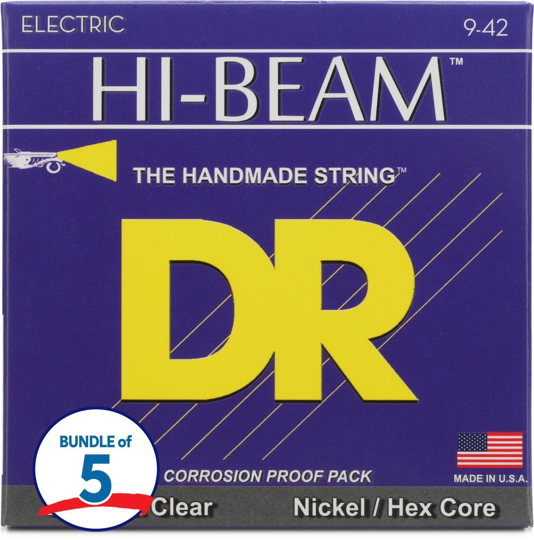 DR Strings LTR-9 Hi-Beam Nickel Plated Electric Strings - .009