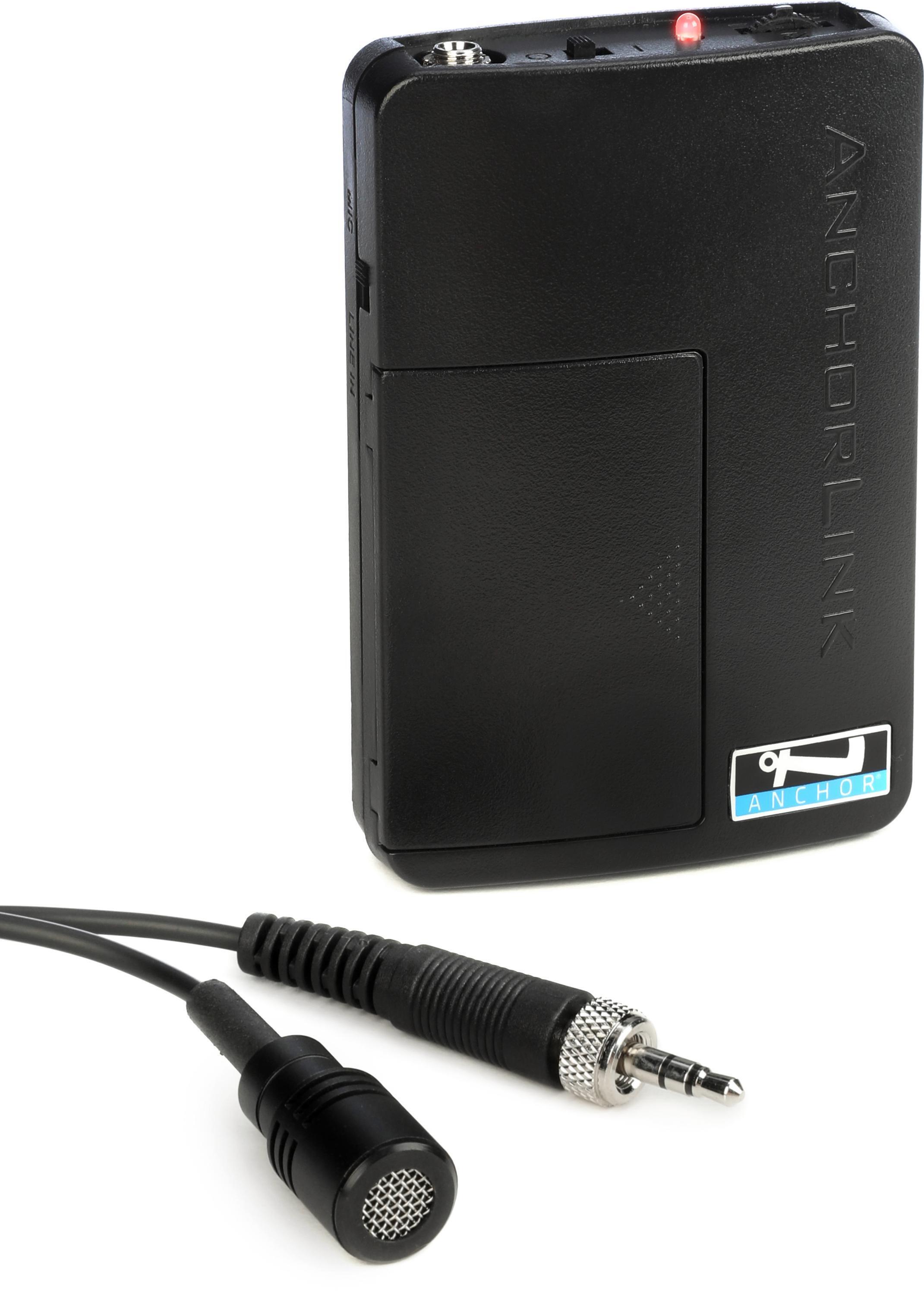 Photo of Anchor Audio WBL3L AnchorLink 3 Wireless Beltpack Transmitter with Lapel Mic