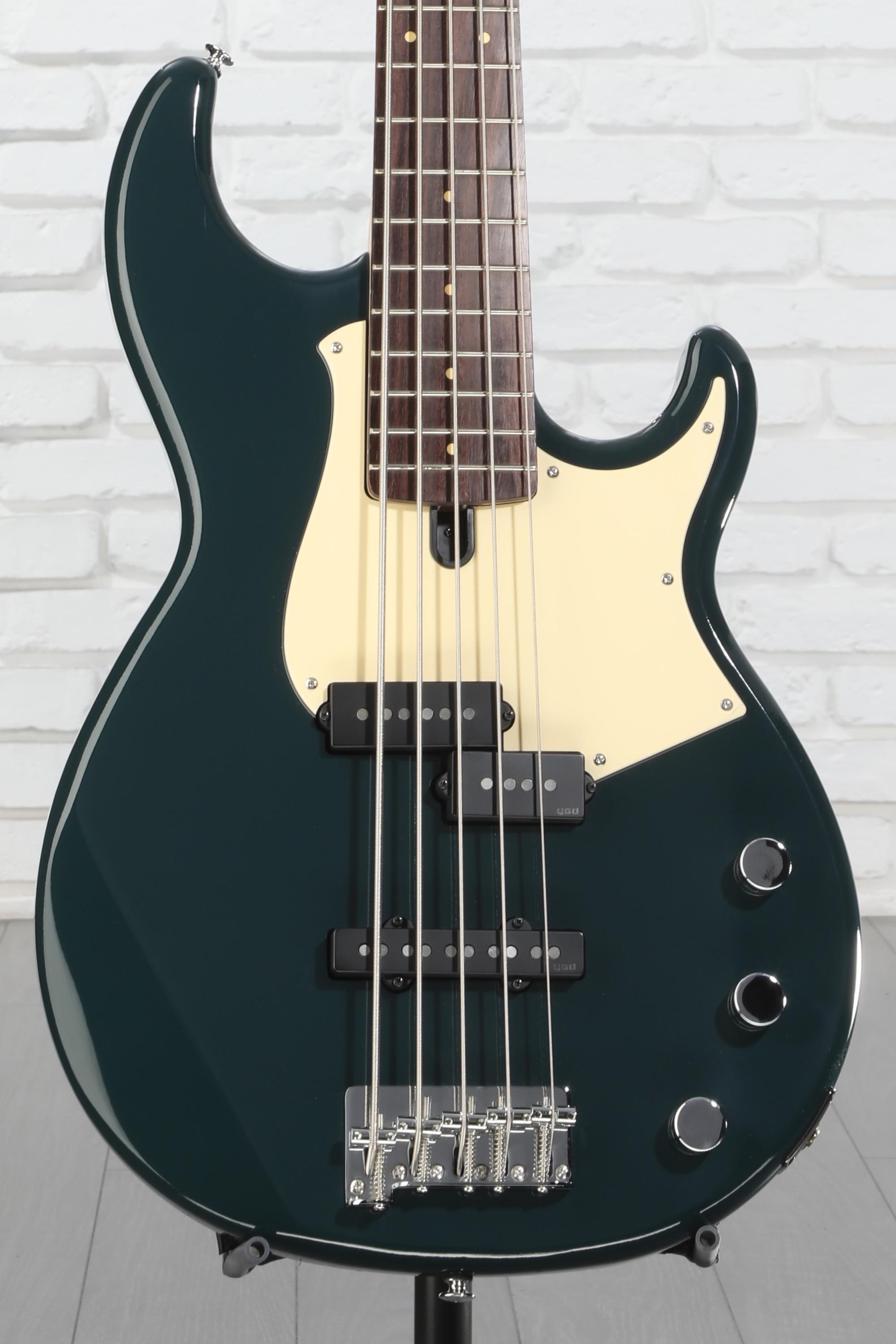 Yamaha BB435 5-string Bass Guitar - Teal Blue Reviews | Sweetwater
