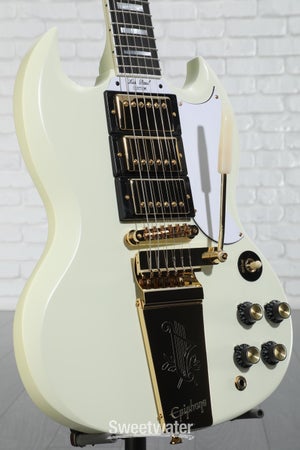 Photo of Epiphone 1963 SG Custom Electric Guitar - Classic White VOS