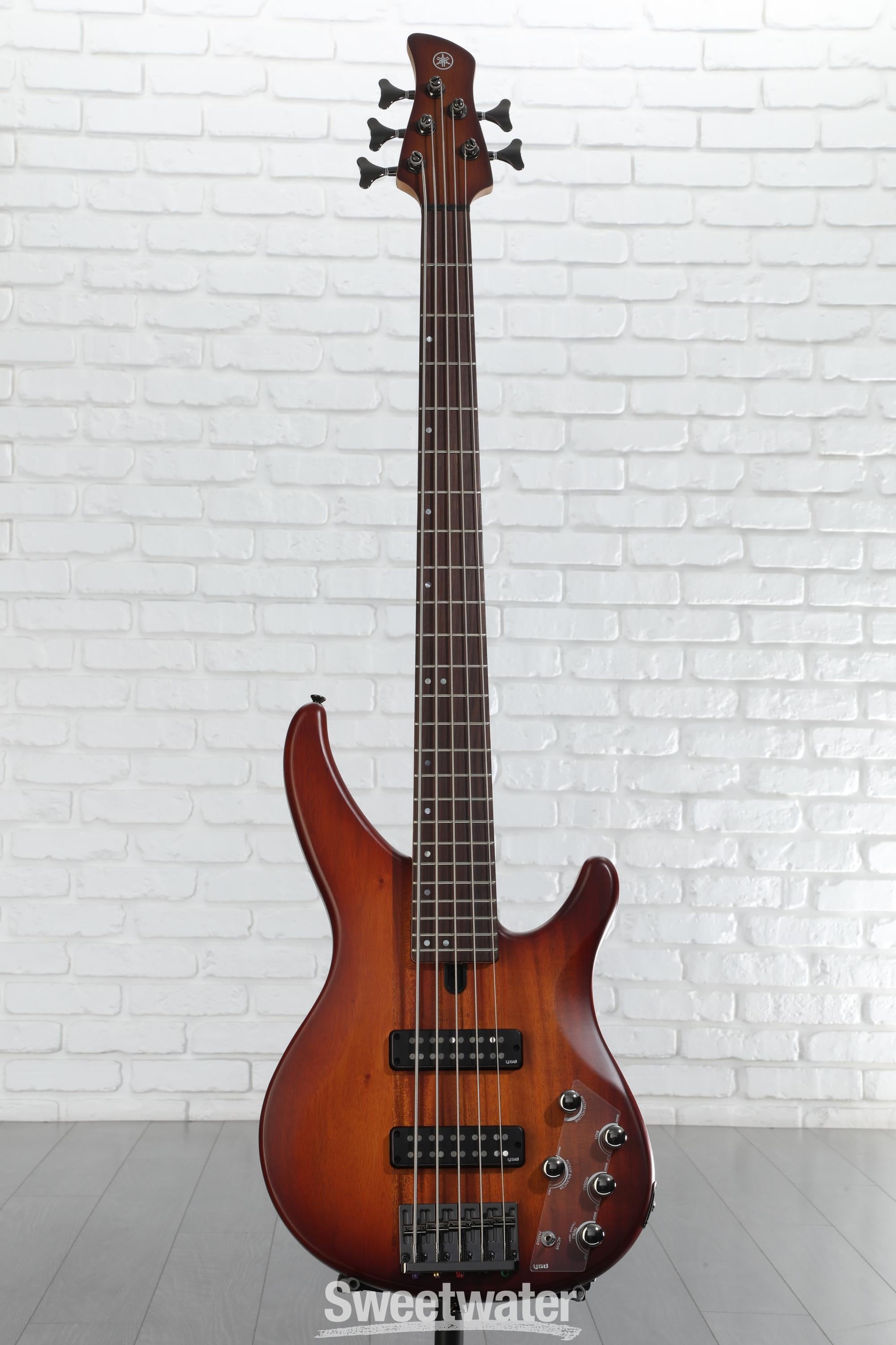 Yamaha TRBX505 5-string Bass Guitar - Brick Burst | Sweetwater