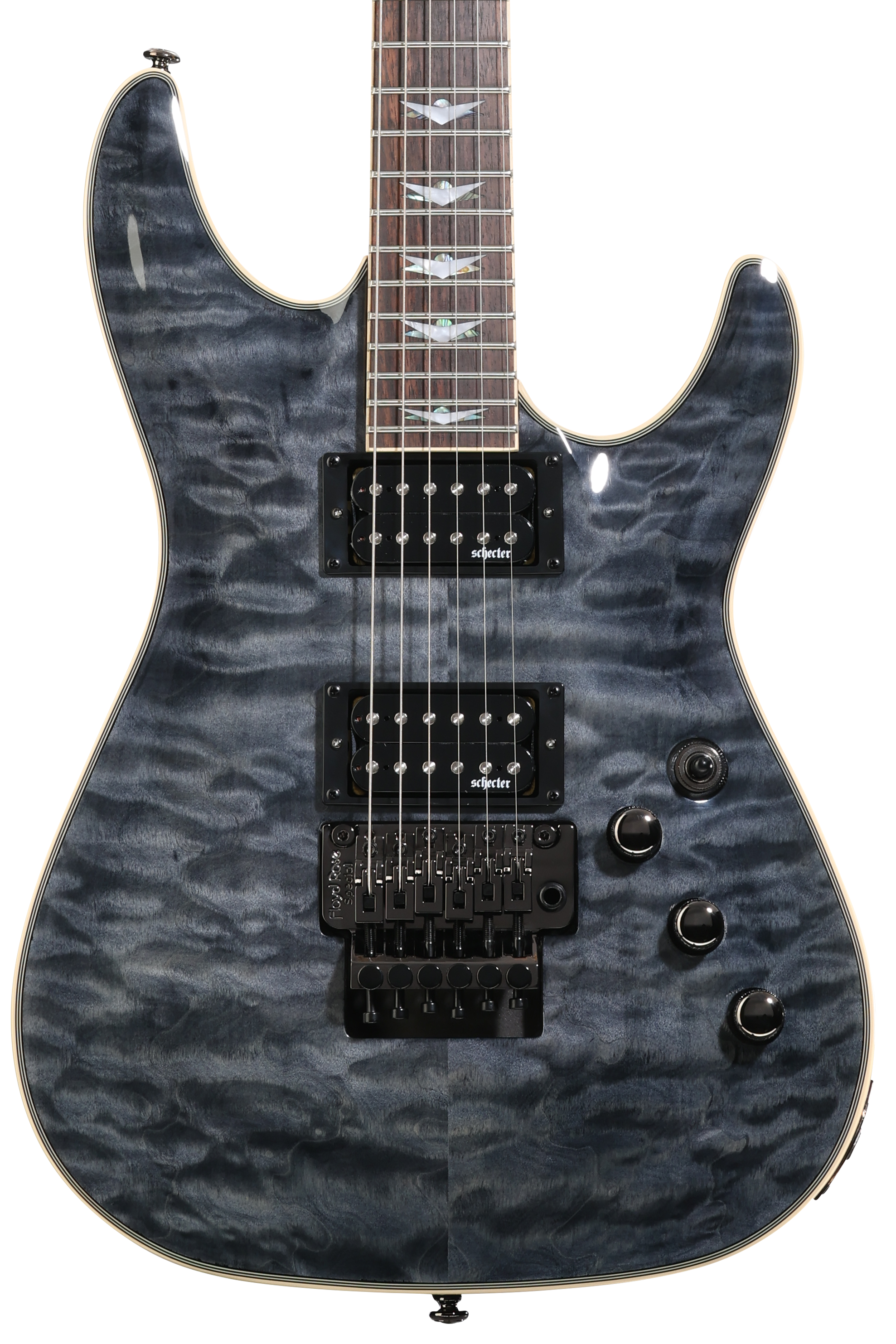 ギター Schecter Omen Extreme 6 FR Floyd Rose Schecter Omen Extreme-6 FR Electric Guitar - Vintage Sunburst