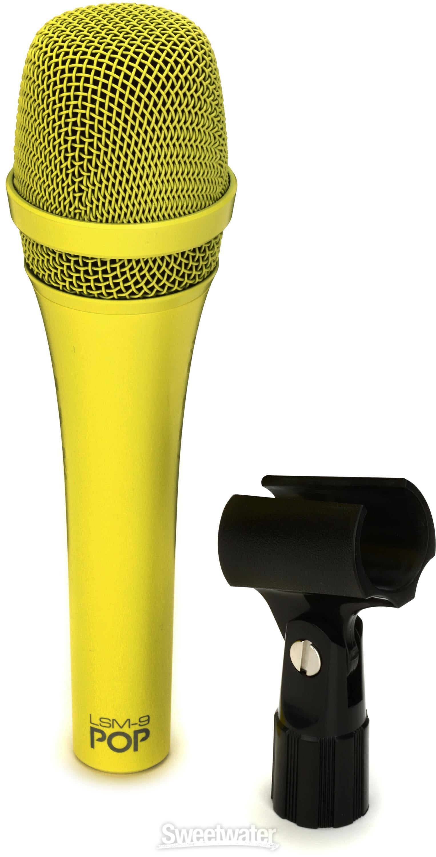 MXL LSM-9 POP Premium Dynamic Vocal Microphone - Yellow | Sweetwater