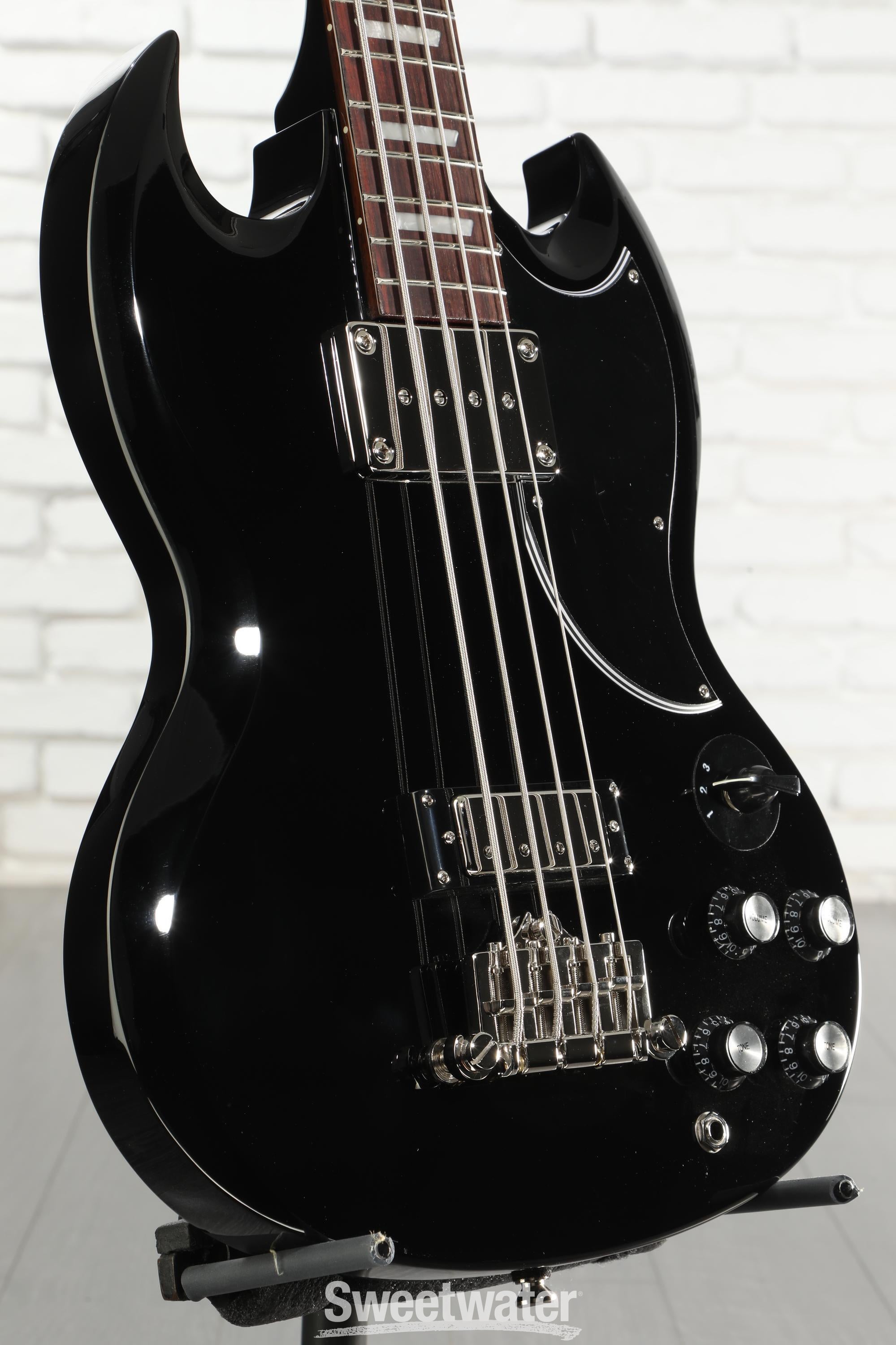 Epiphone EB-3 Bass Guitar - Ebony | Sweetwater