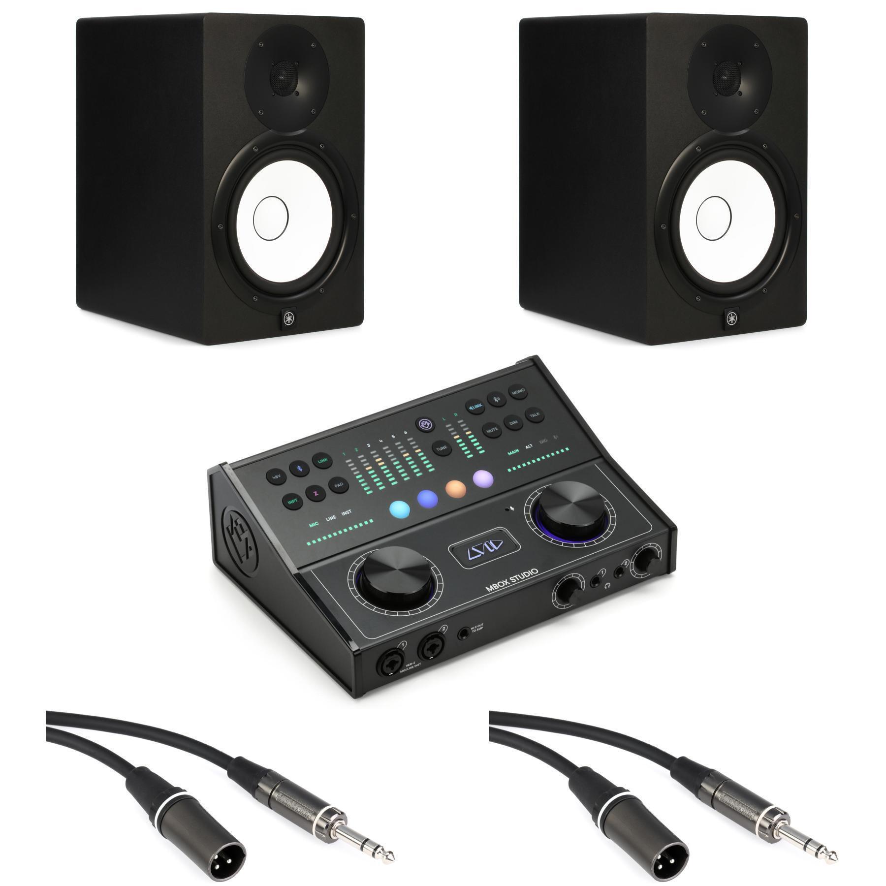 Avid MBOX Studio USBC Audio Interface and Yamaha HS8 Monitors Bundle