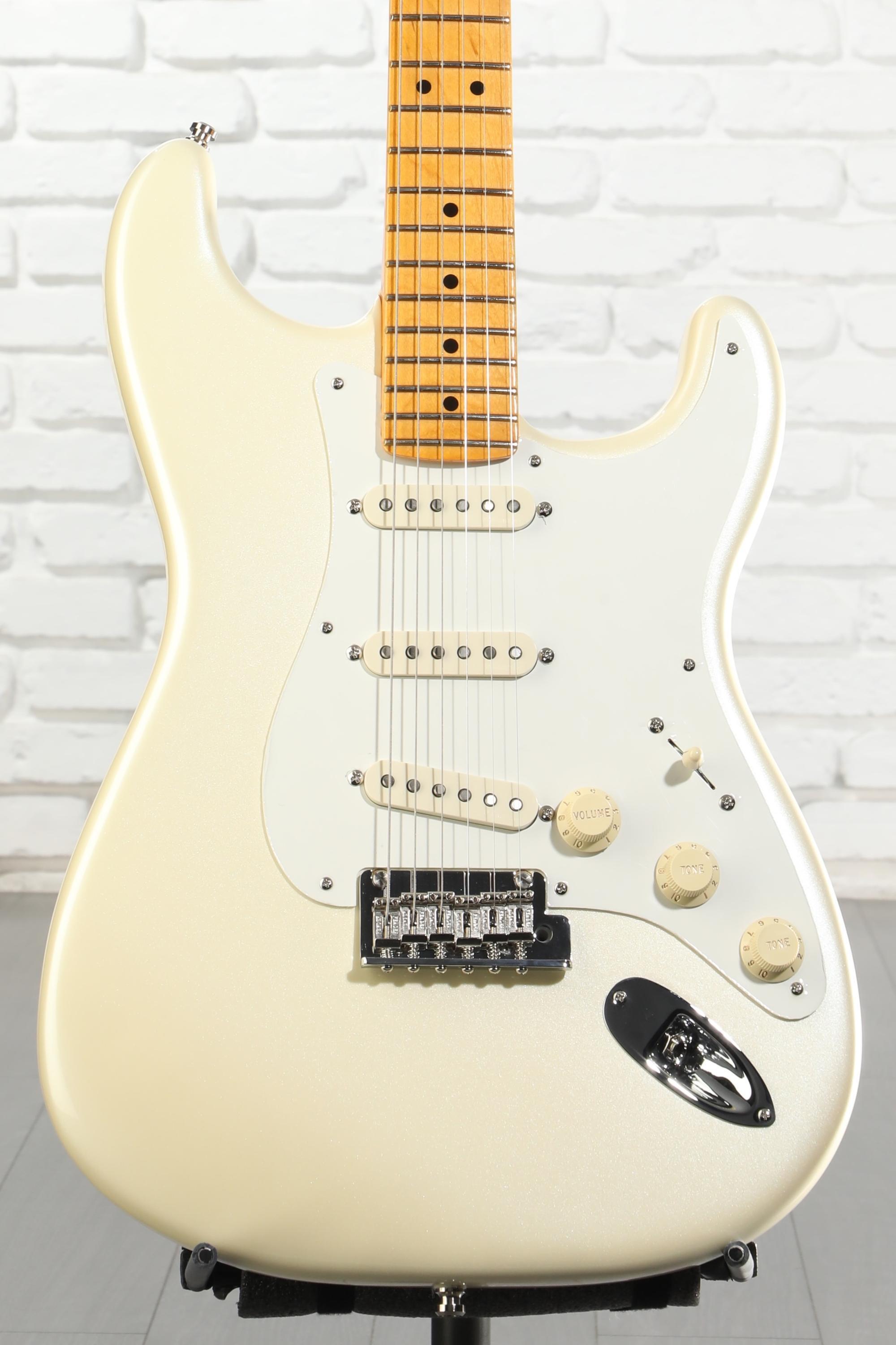 Fender Lincoln Brewster Stratocaster Electric Guitar - Olympic