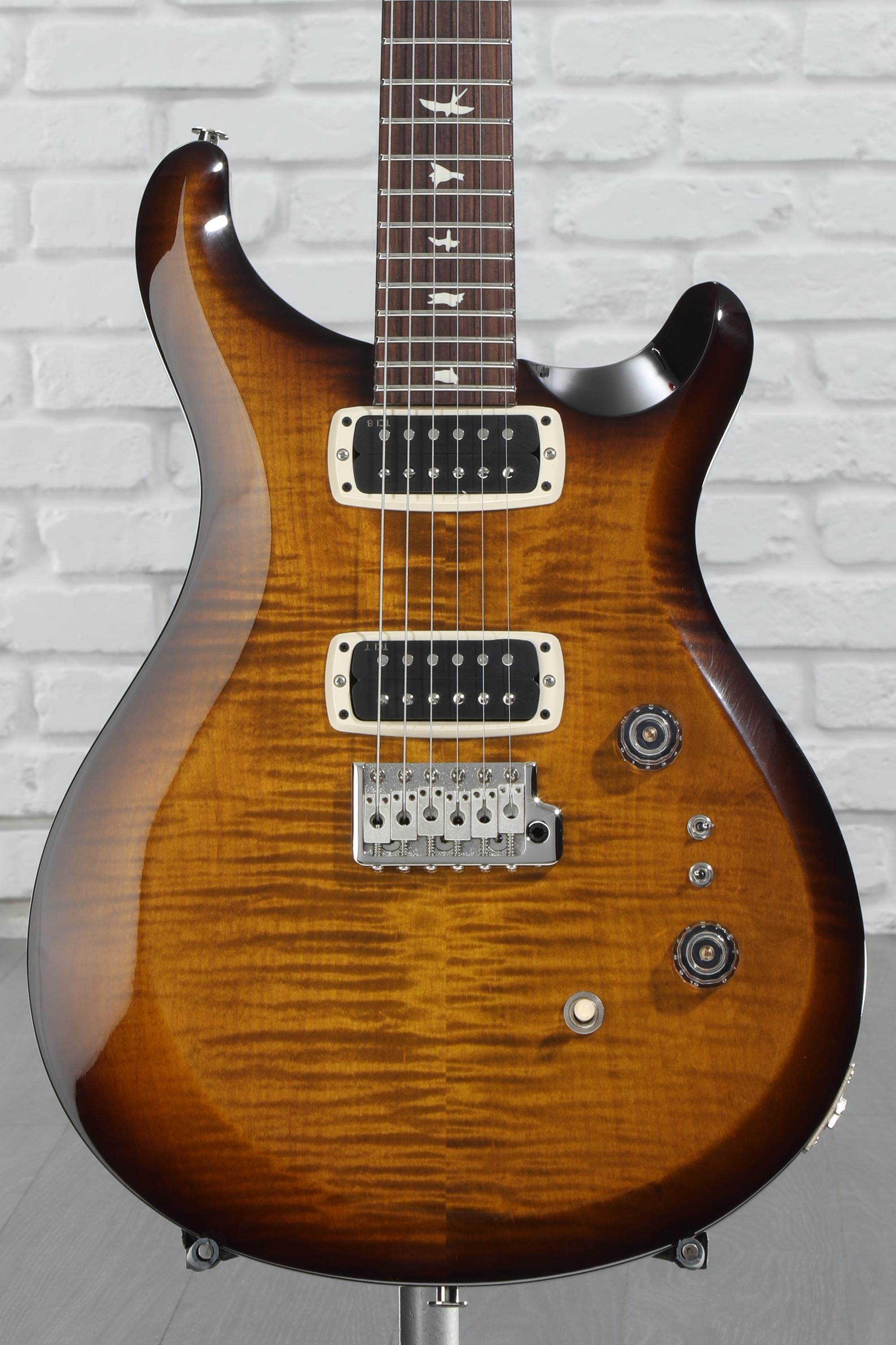 ギター PRScustom24 copper brown PRS Custom 24-08 Electric Guitar - Dark Cherry Sunburst