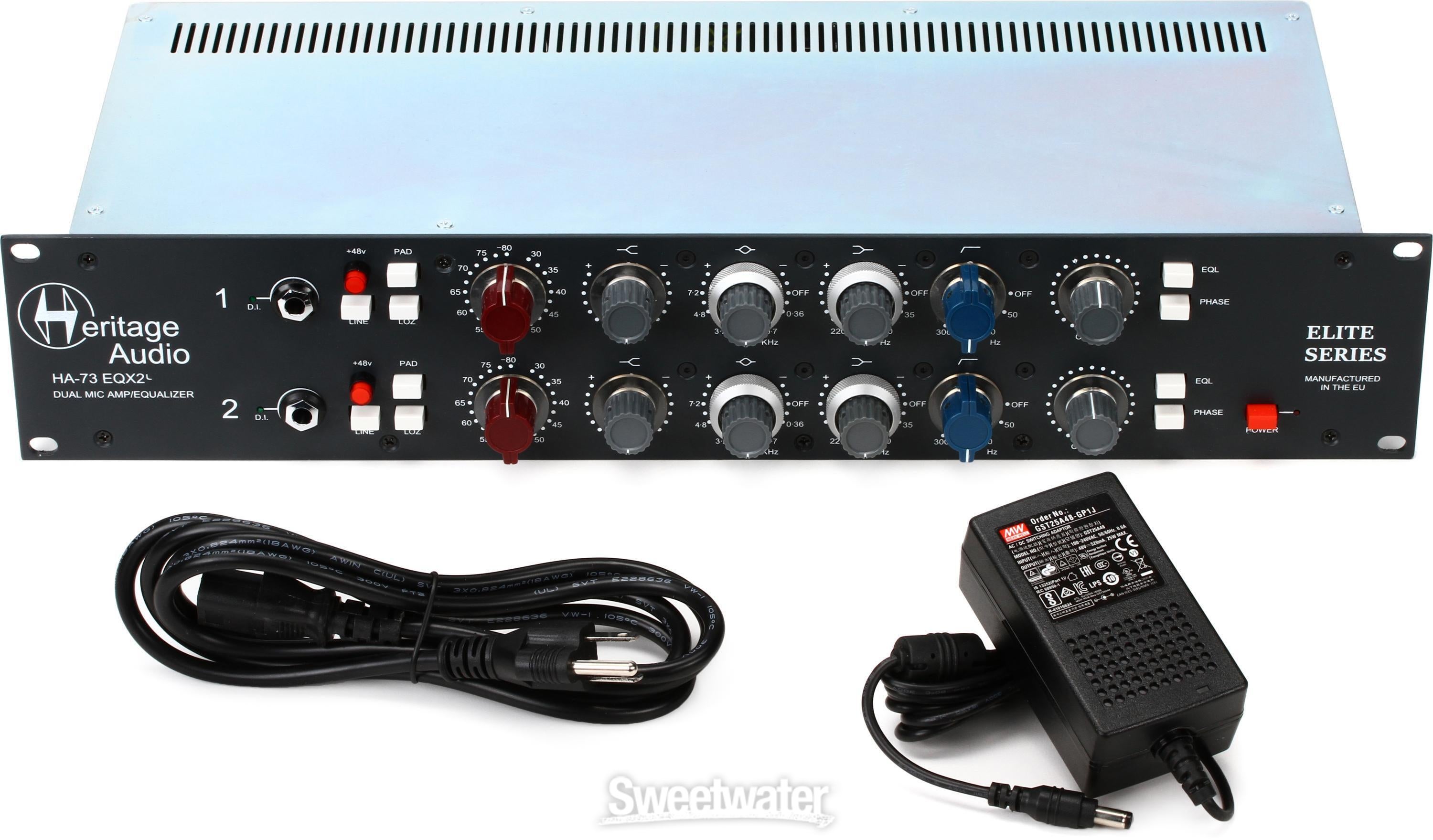 Heritage Audio HA73EQX2 ELITE 2-channel Microphone Preamp & EQ