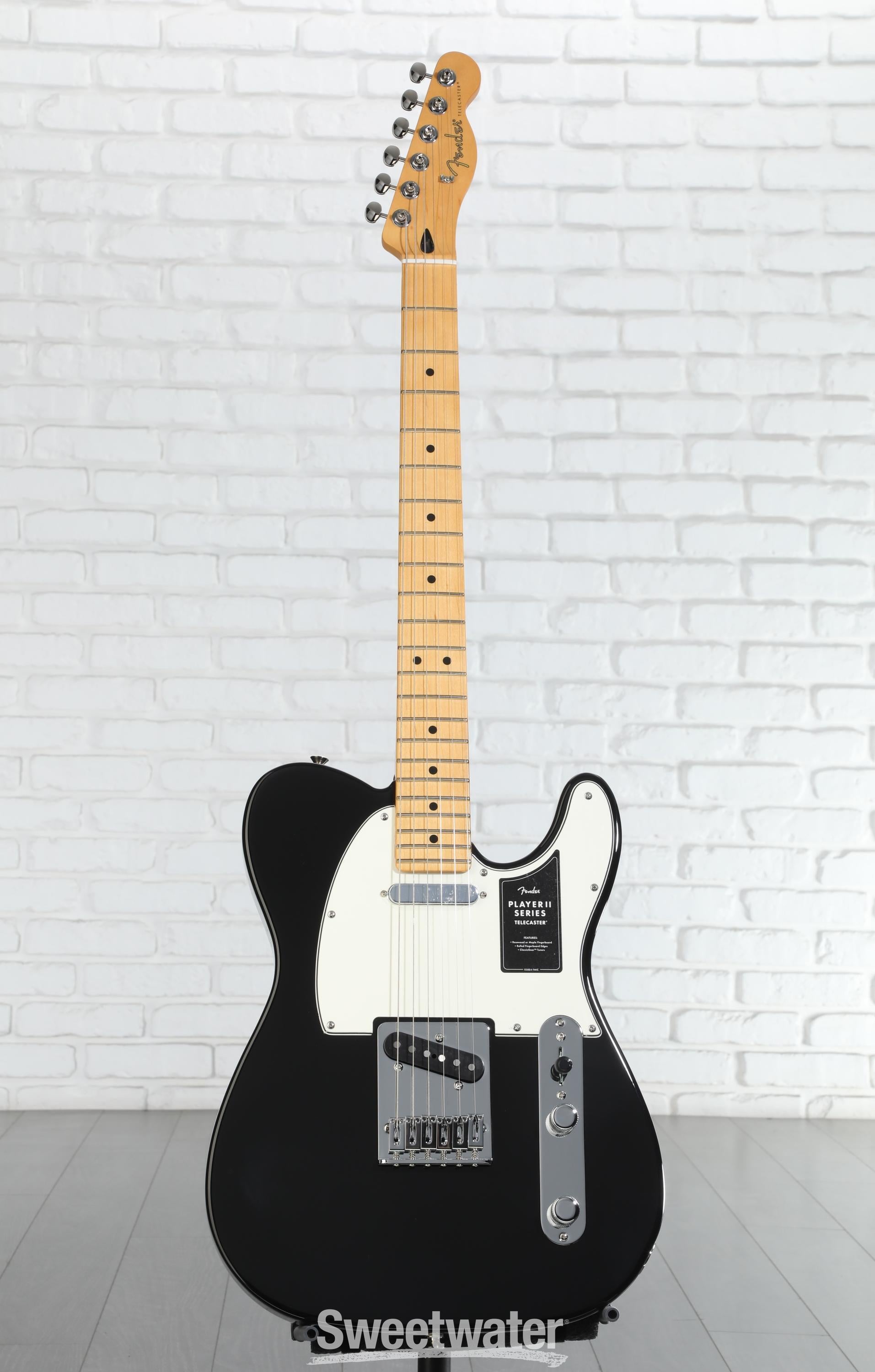 Fender Player II Telecaster Electric Guitar - Black with Maple