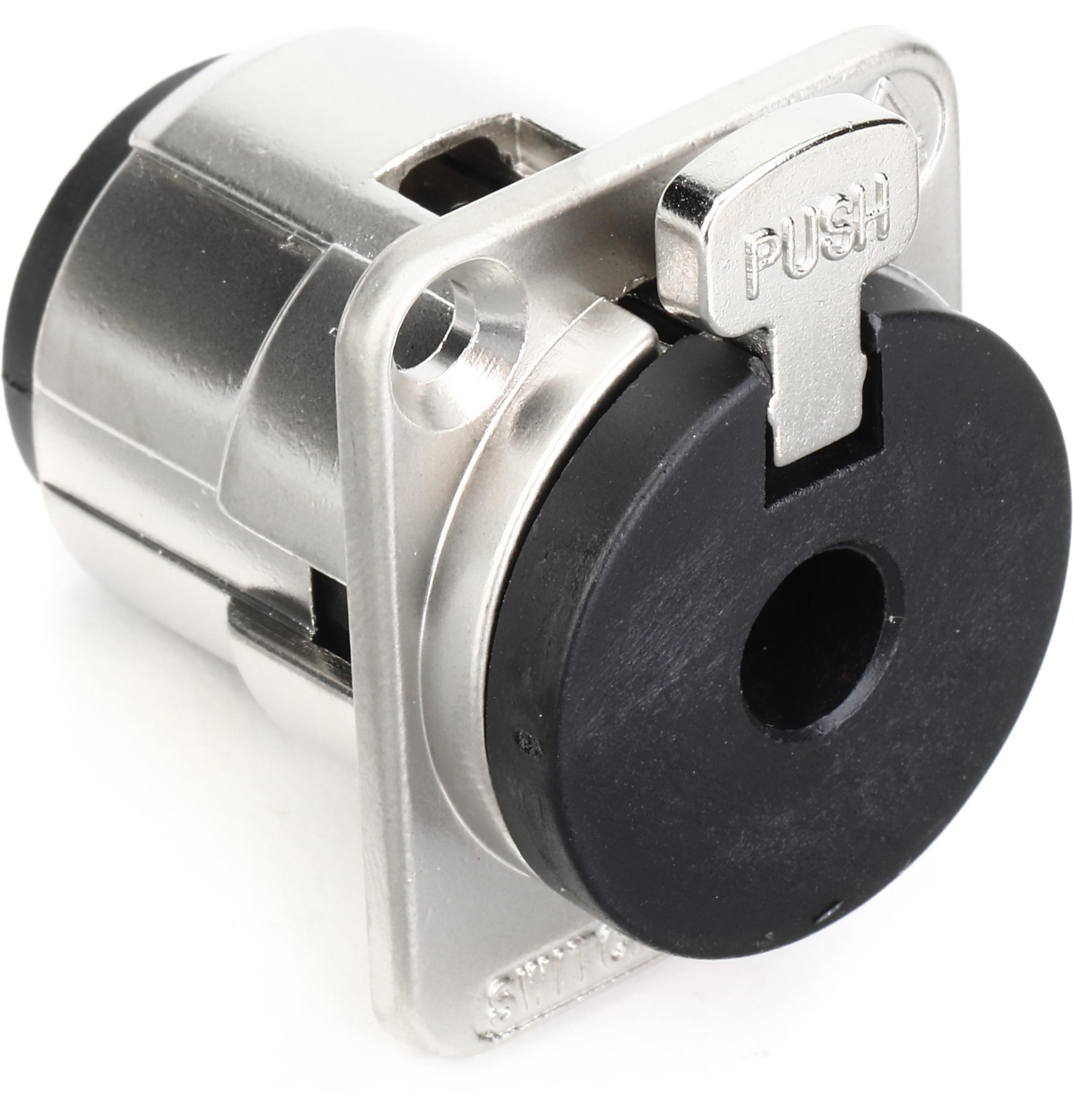 Switchcraft E111L 1/4-inch Locking Panel Mount Jack | Sweetwater