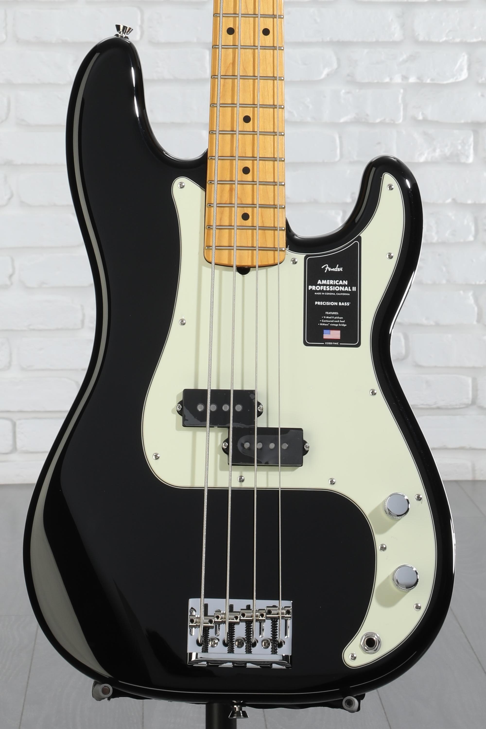 ベース Fender American Professional II Fender American Professional II Precision Bass - Black with