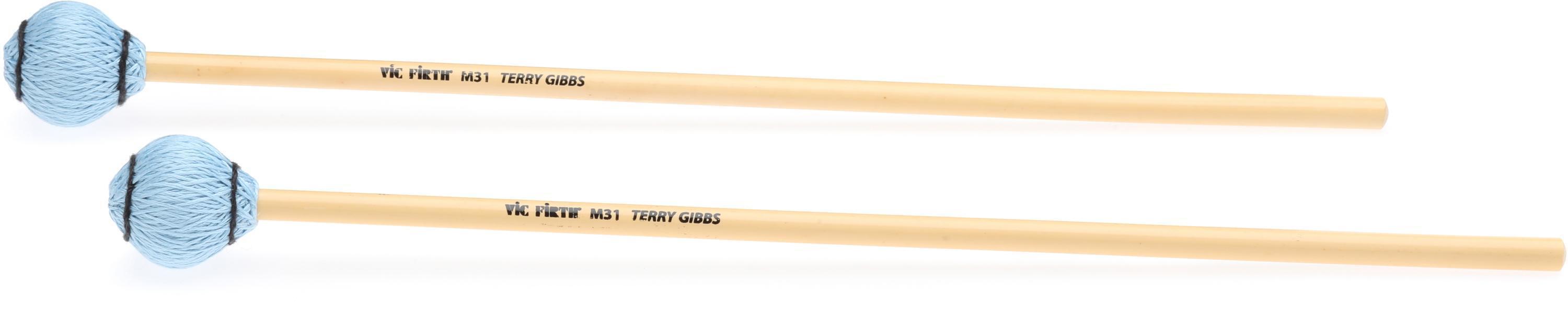 Vic Firth M31 Terry Gibbs Signature Keyboard Mallets - Medium Blue