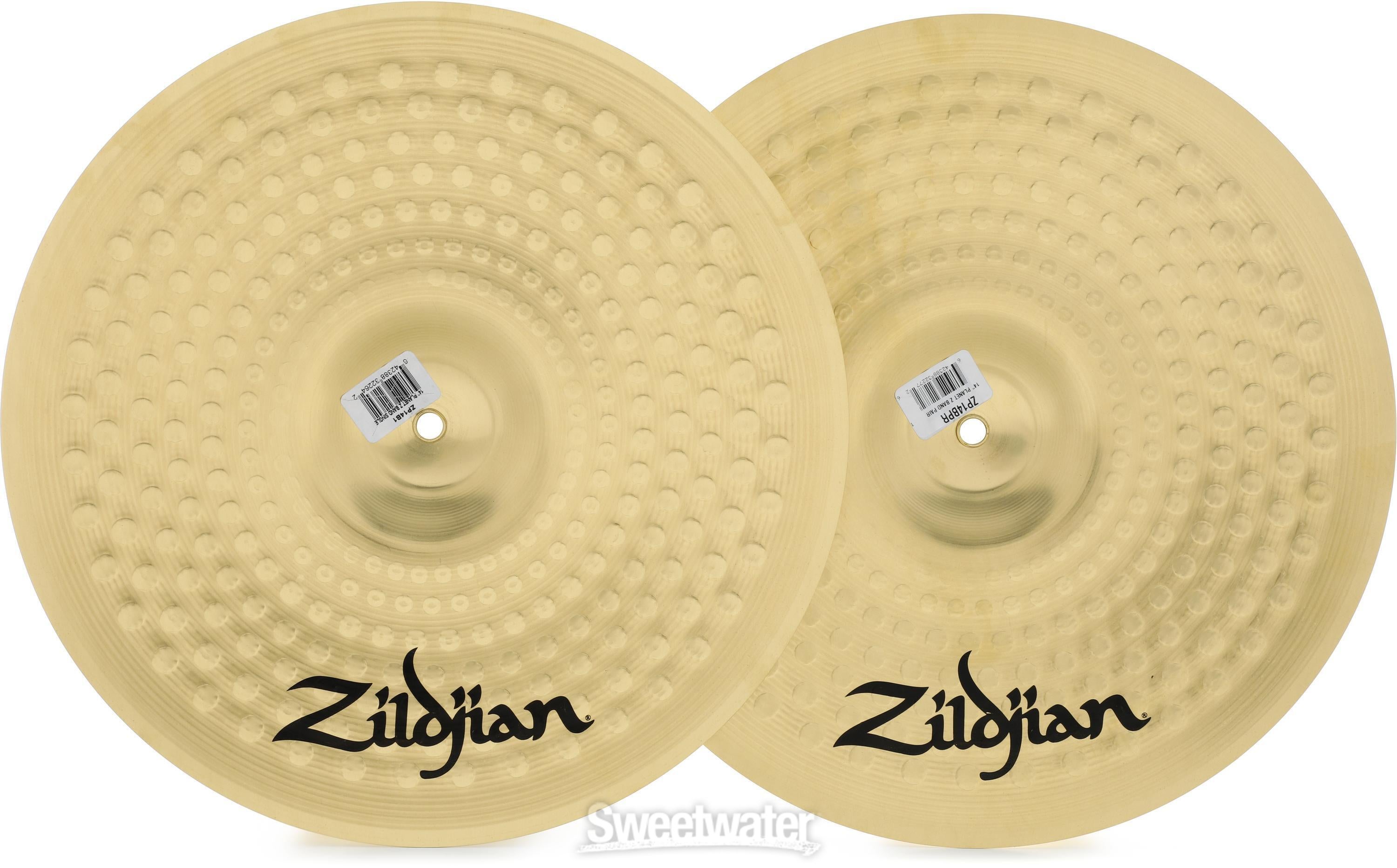 Zildjian 14-inch Planet Z Crash Cymbals | Sweetwater