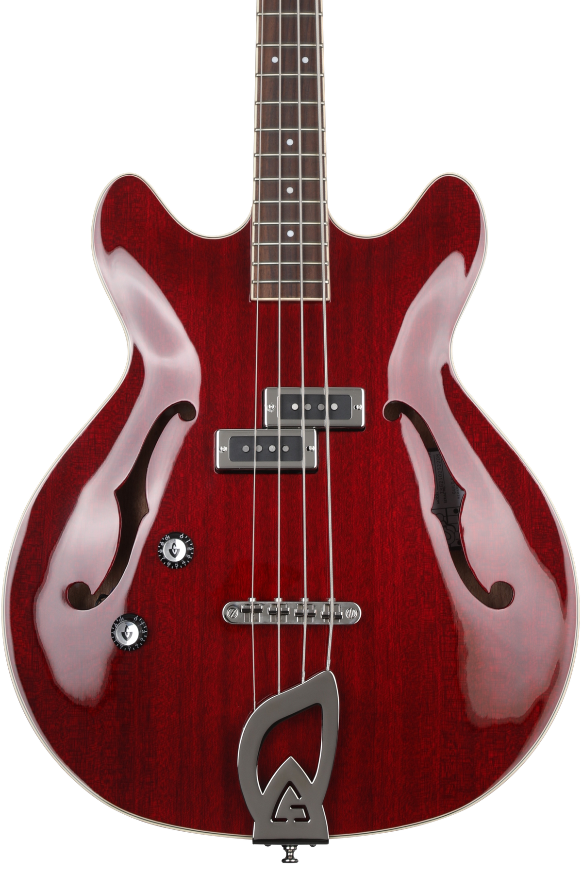 Guild Starfire I Left-handed Bass Guitar - Cherry