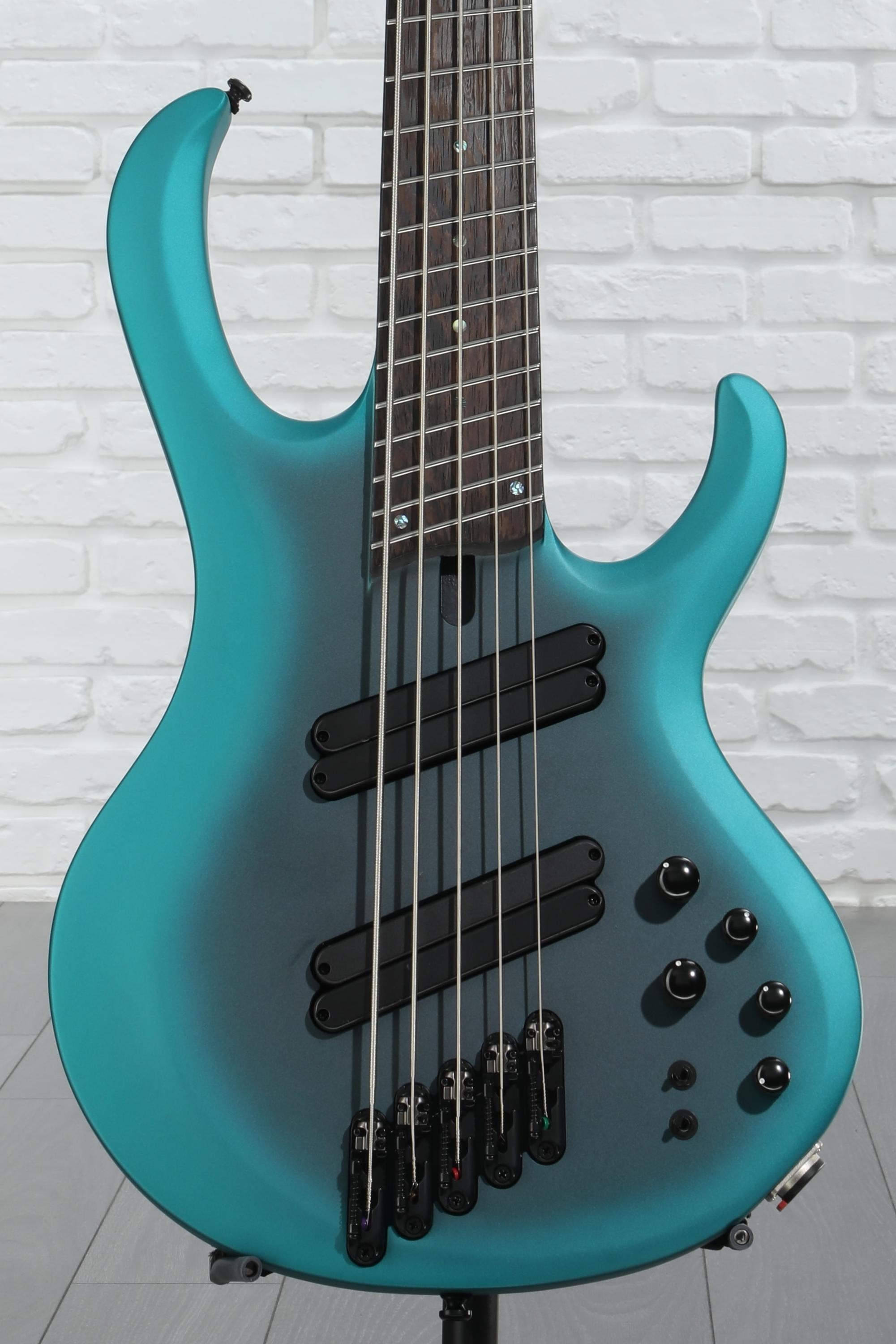 Ibanez BTB605MS Bass Guitar - Cerulean Aura Burst Matte