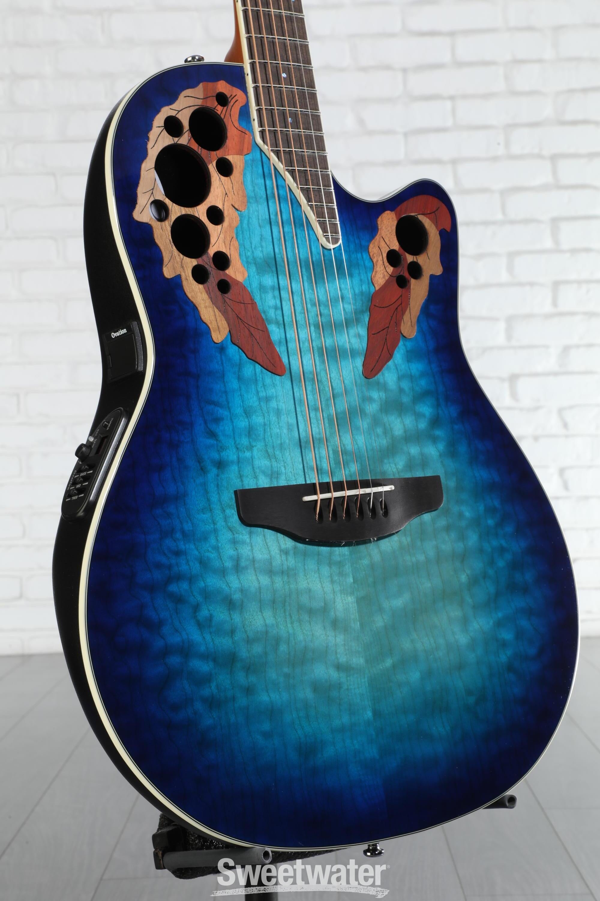 Ovation Celebrity Elite CE48P-RG Super Shallow Acoustic-Electric