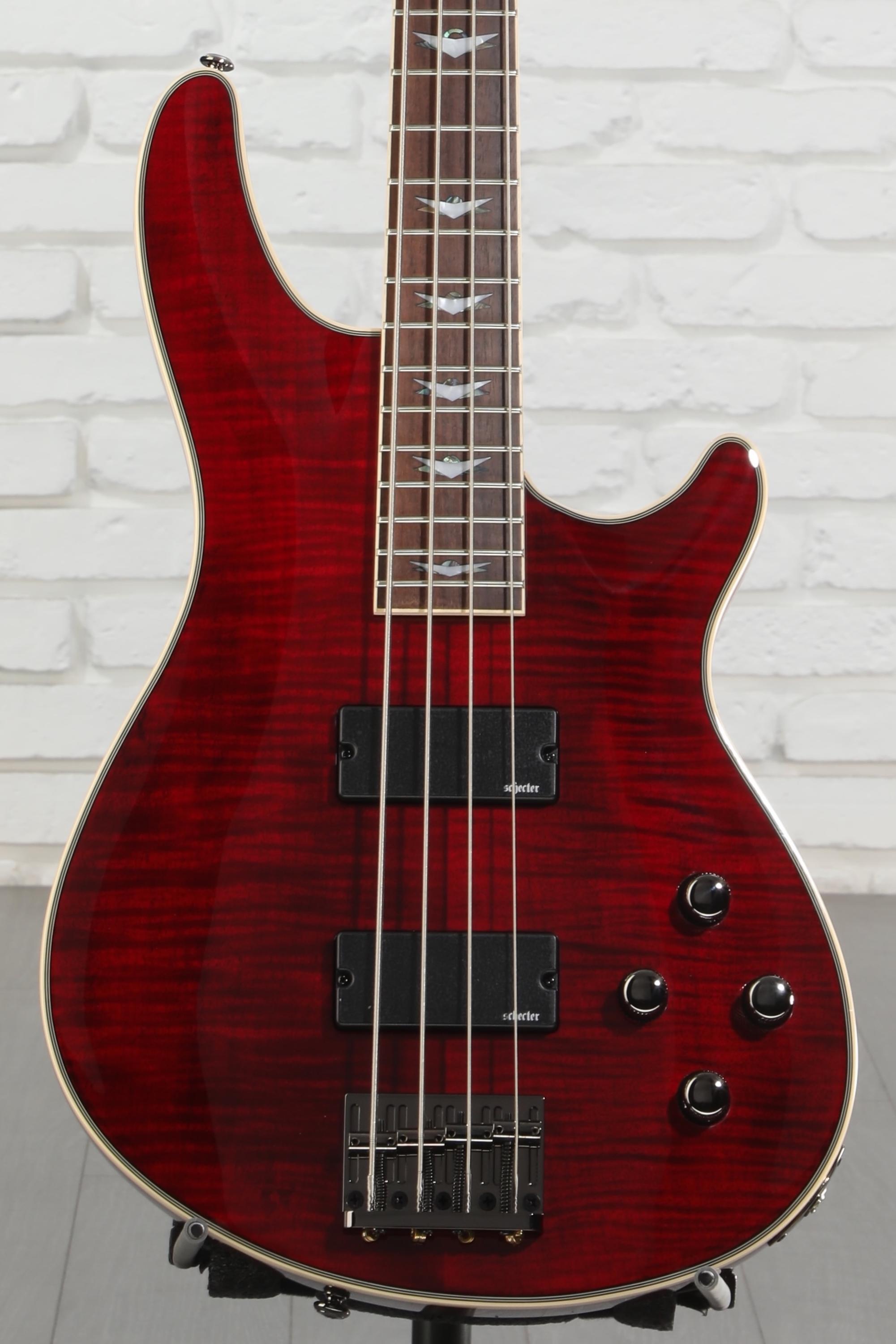Schecter Omen Extreme-4 Bass Guitar - Black Cherry | Sweetwater