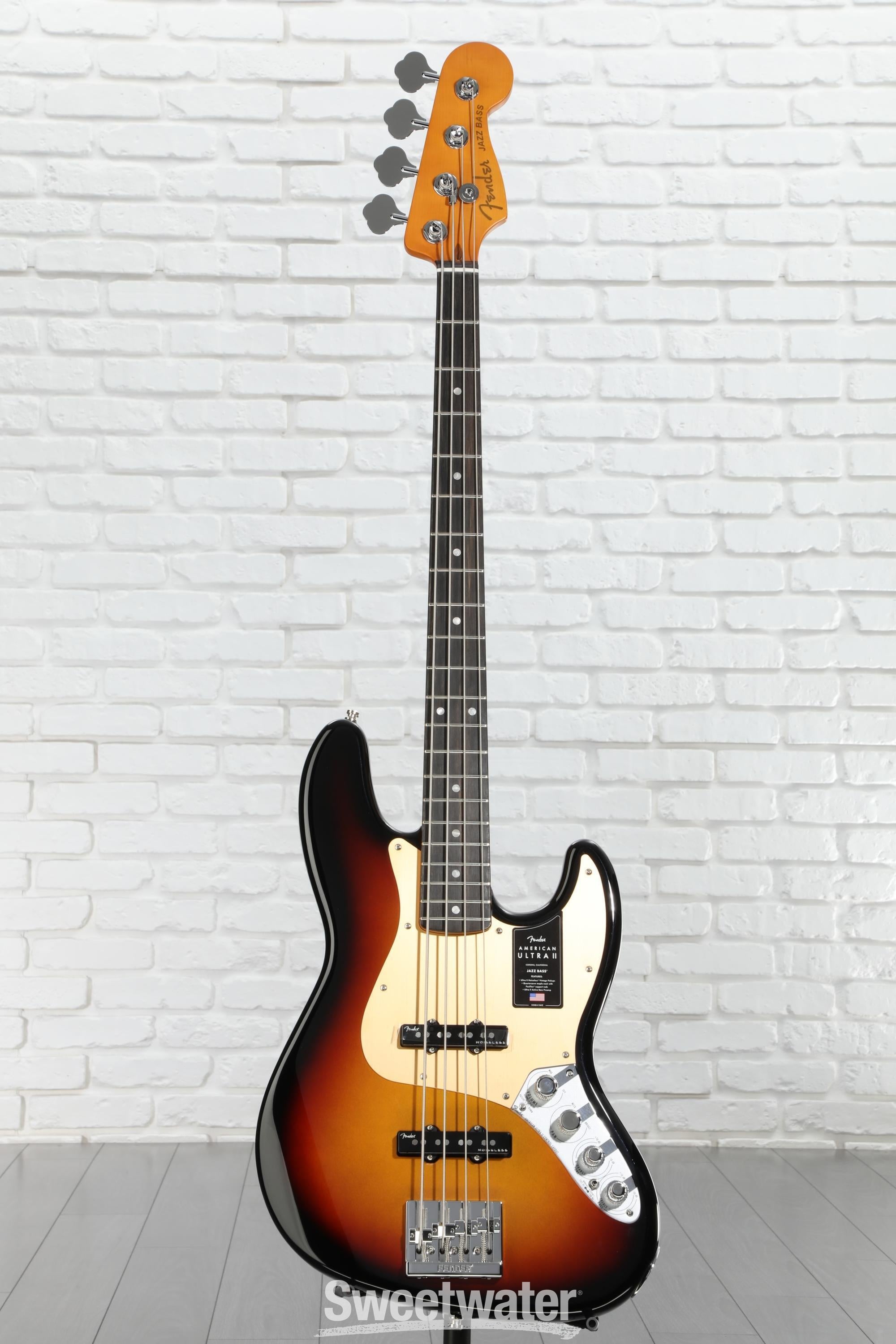 Fender American Ultra II Jazz Bass - Ultraburst, Ebony Fingerboard
