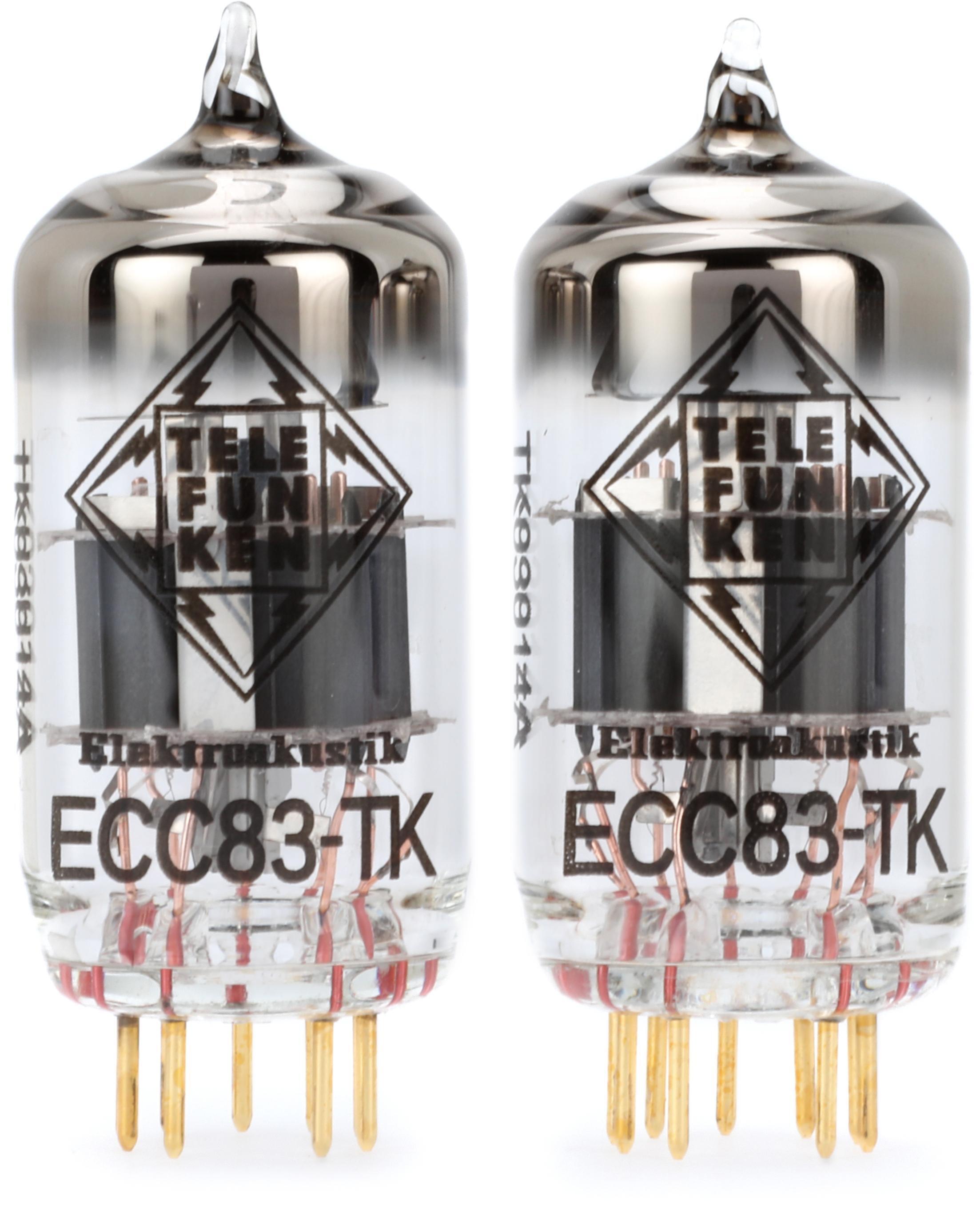 Telefunken ECC83-TK Black Diamond Series Preamp Tubes