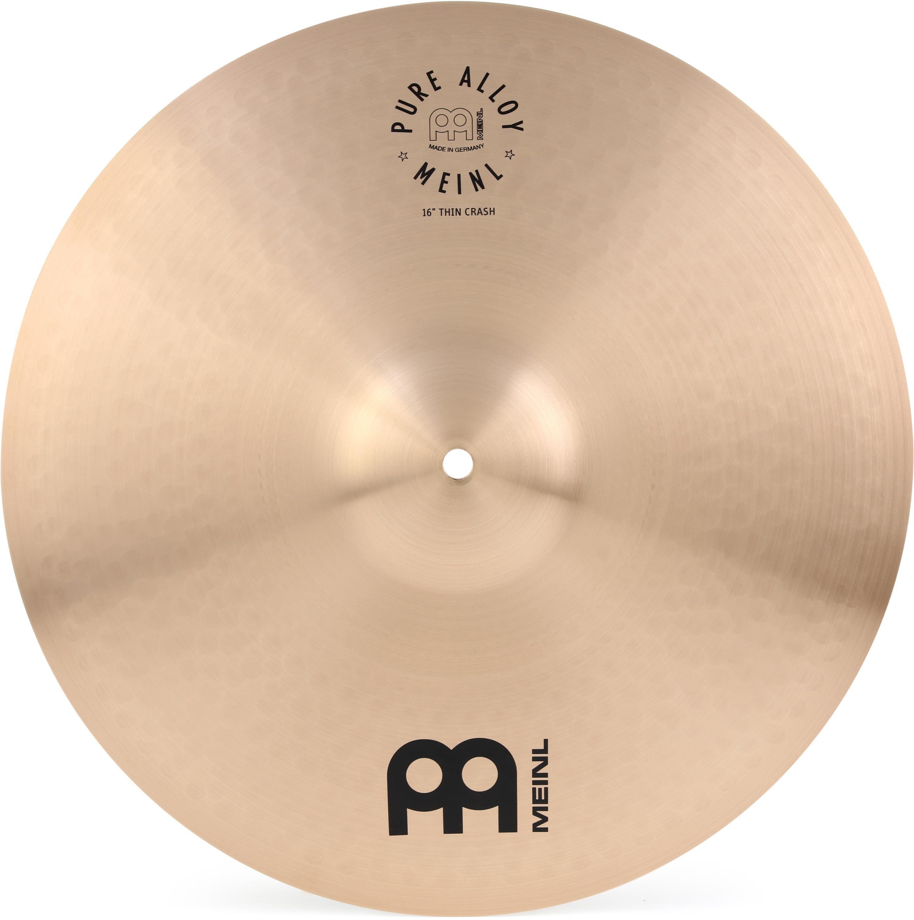 Bundled Item: Meinl Cymbals Pure Alloy Thin Crash Cymbal - 16 inch