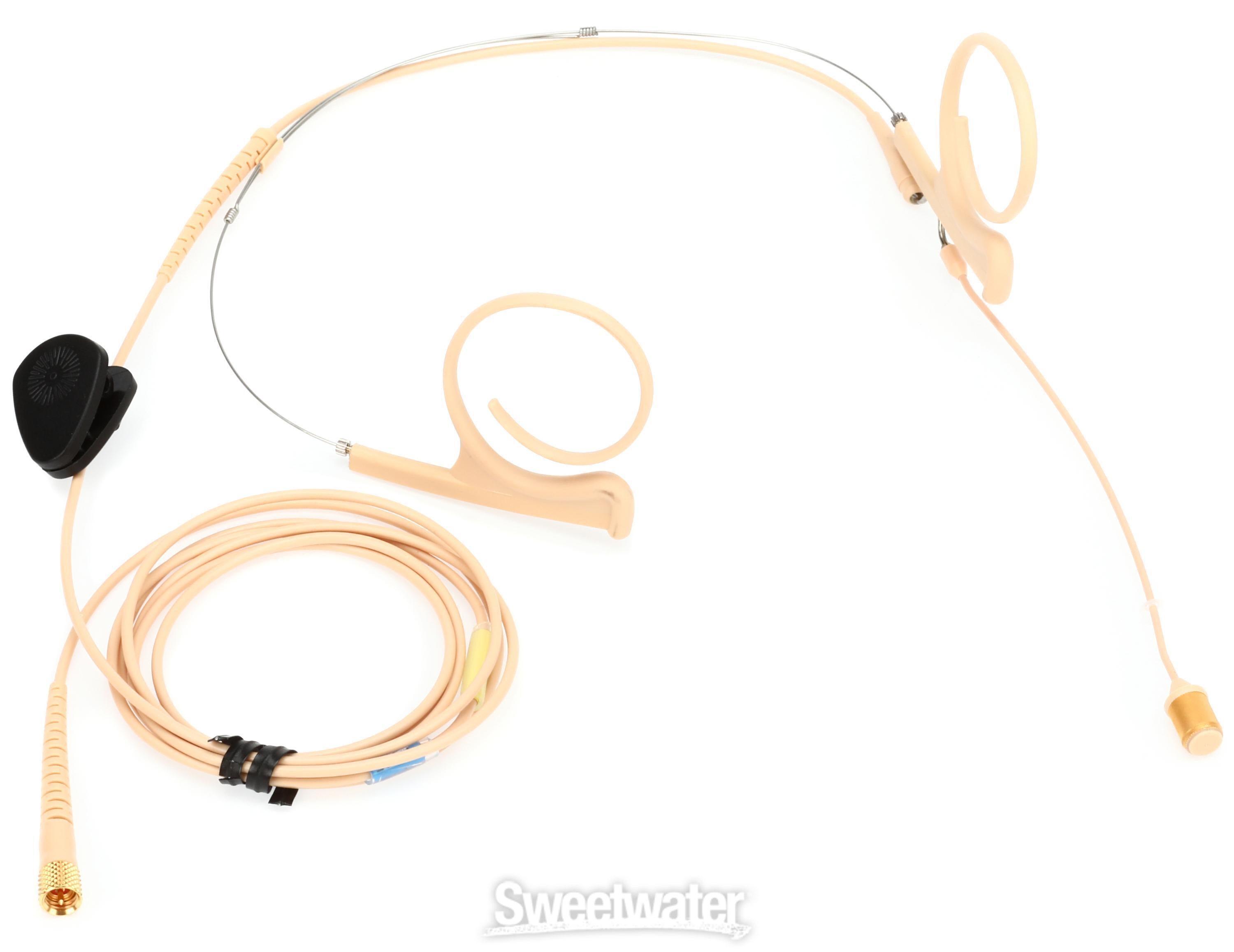 DPA 4288 CORE Directional Flex Headset Microphone with MicroDot Connector -  Medium Length, Beige