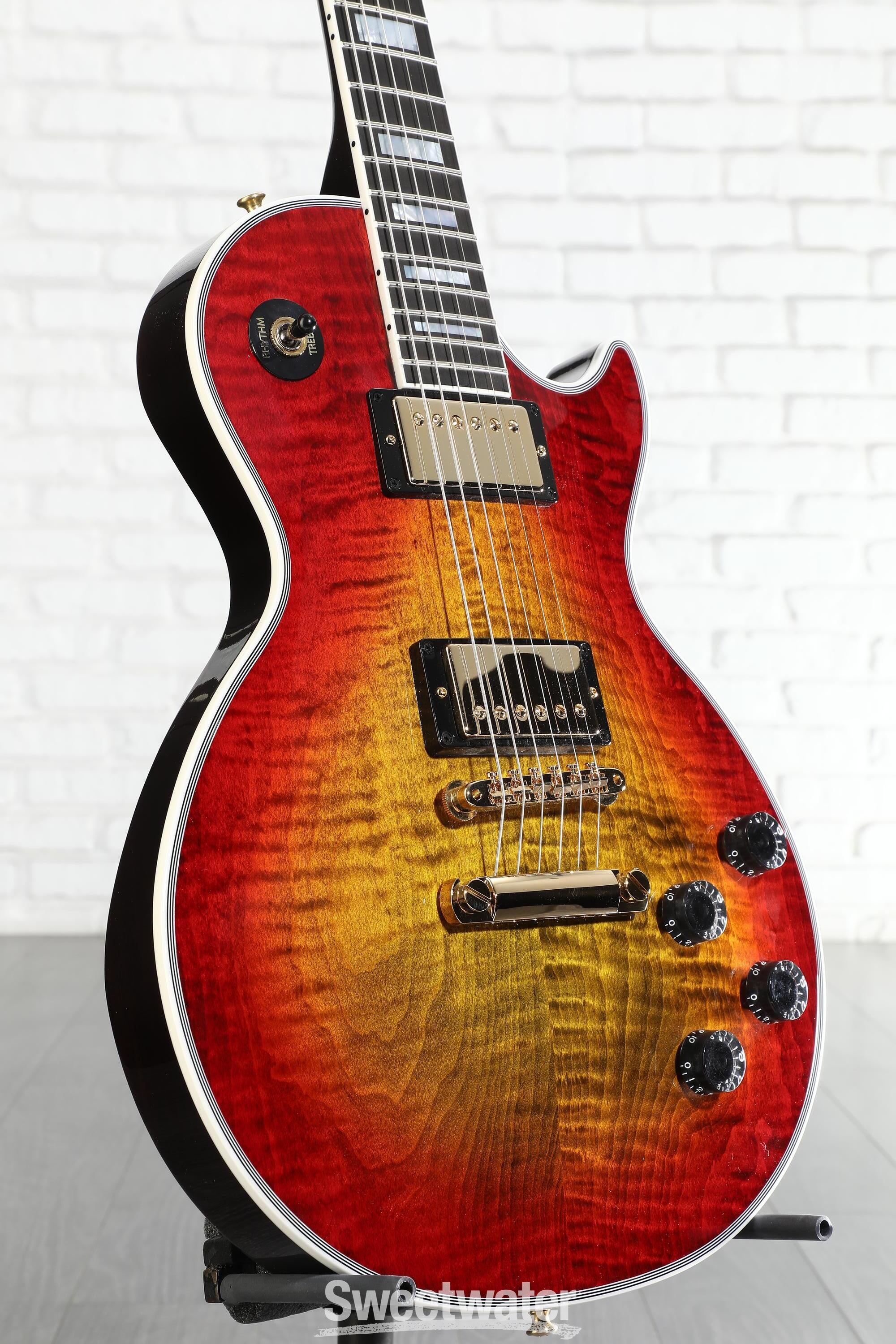 ギター Gibson Les Paul Custom Gibson Custom Les Paul Axcess Custom Figured Top Electric Guitar