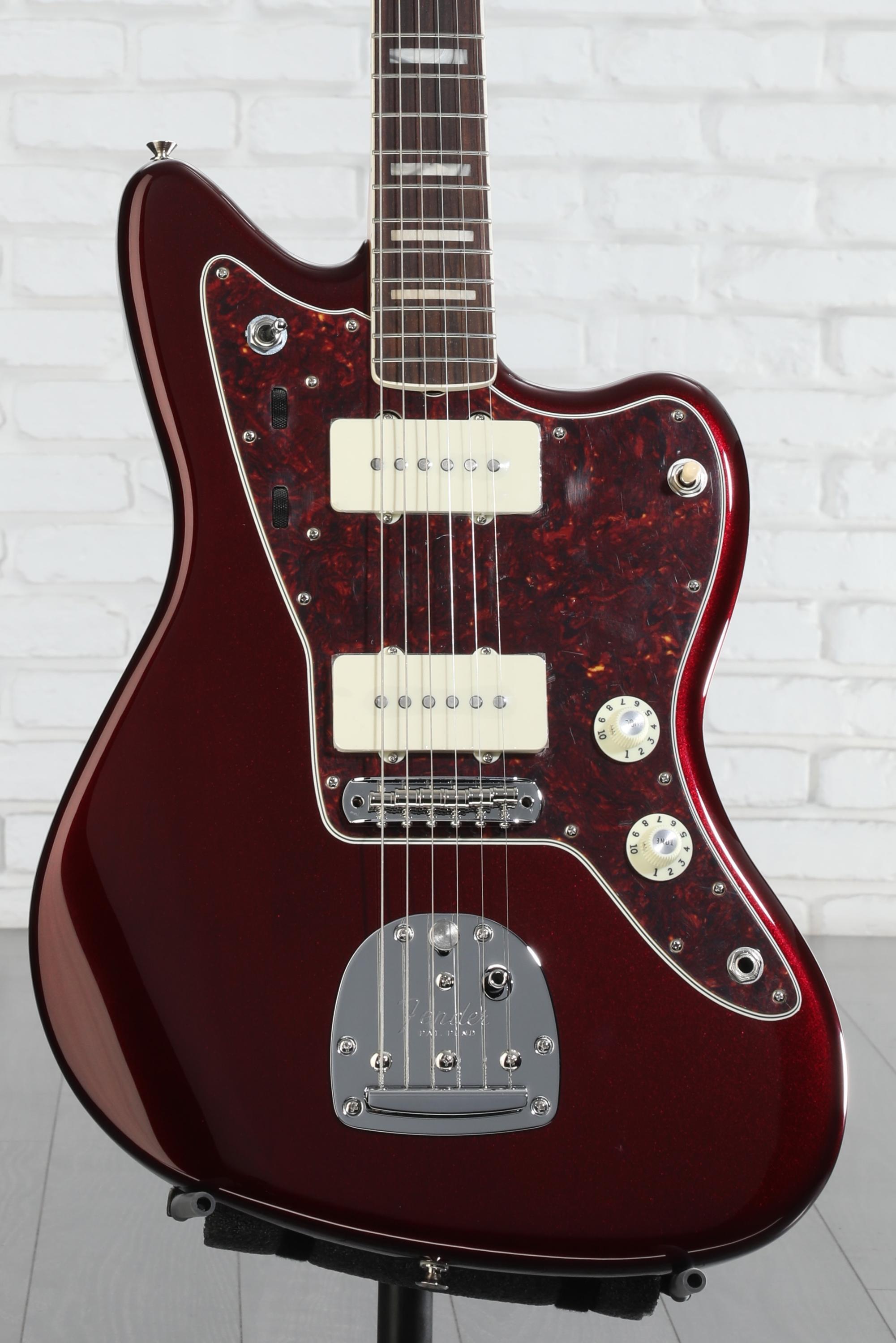 ギター Fender Jazzmaster Fender Troy Van Leeuwen Jazzmaster - Oxblood with Rosewood